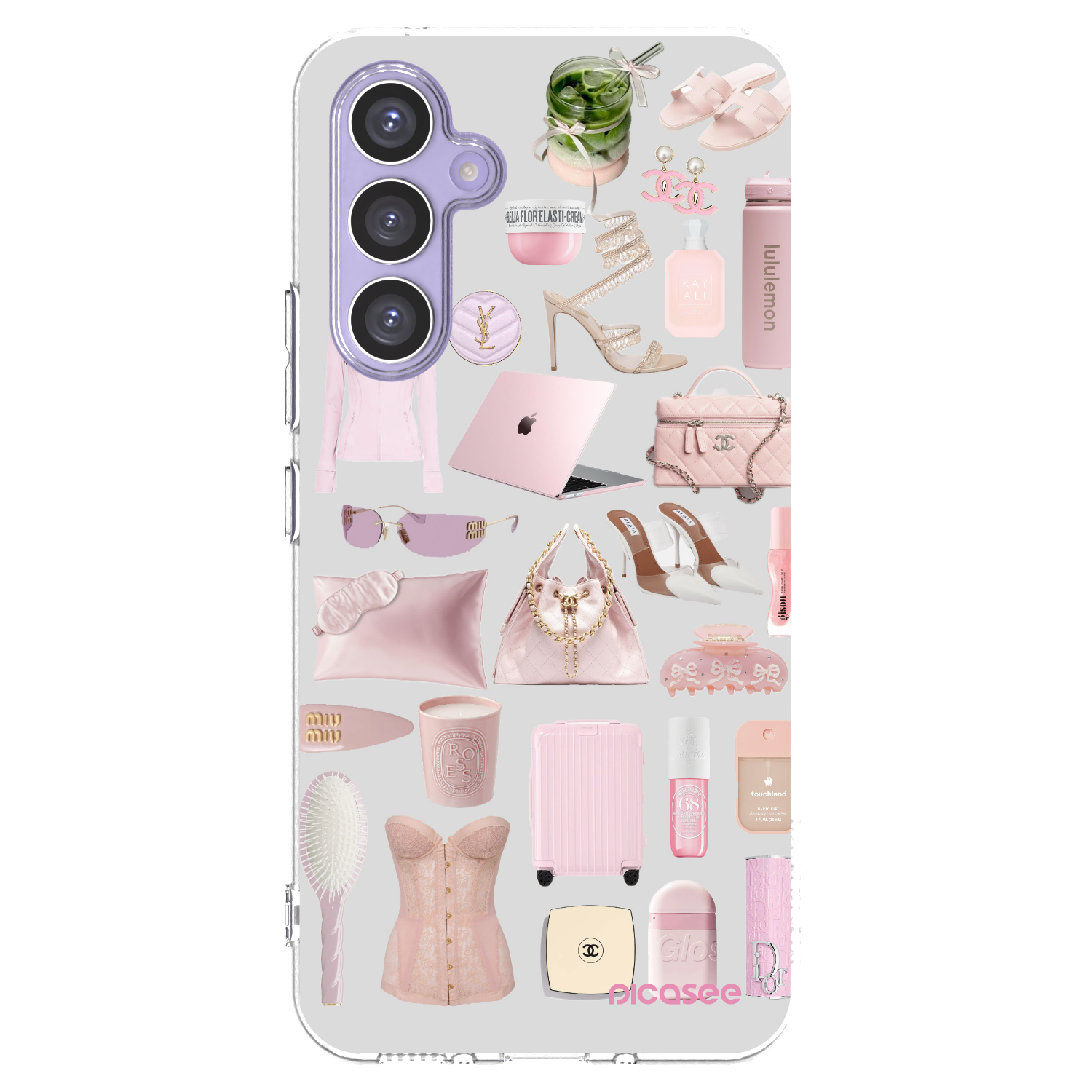 Picasee Samsung Galaxy A54 5G A546B Hülle - Transparentes Silikon - Glam Babe