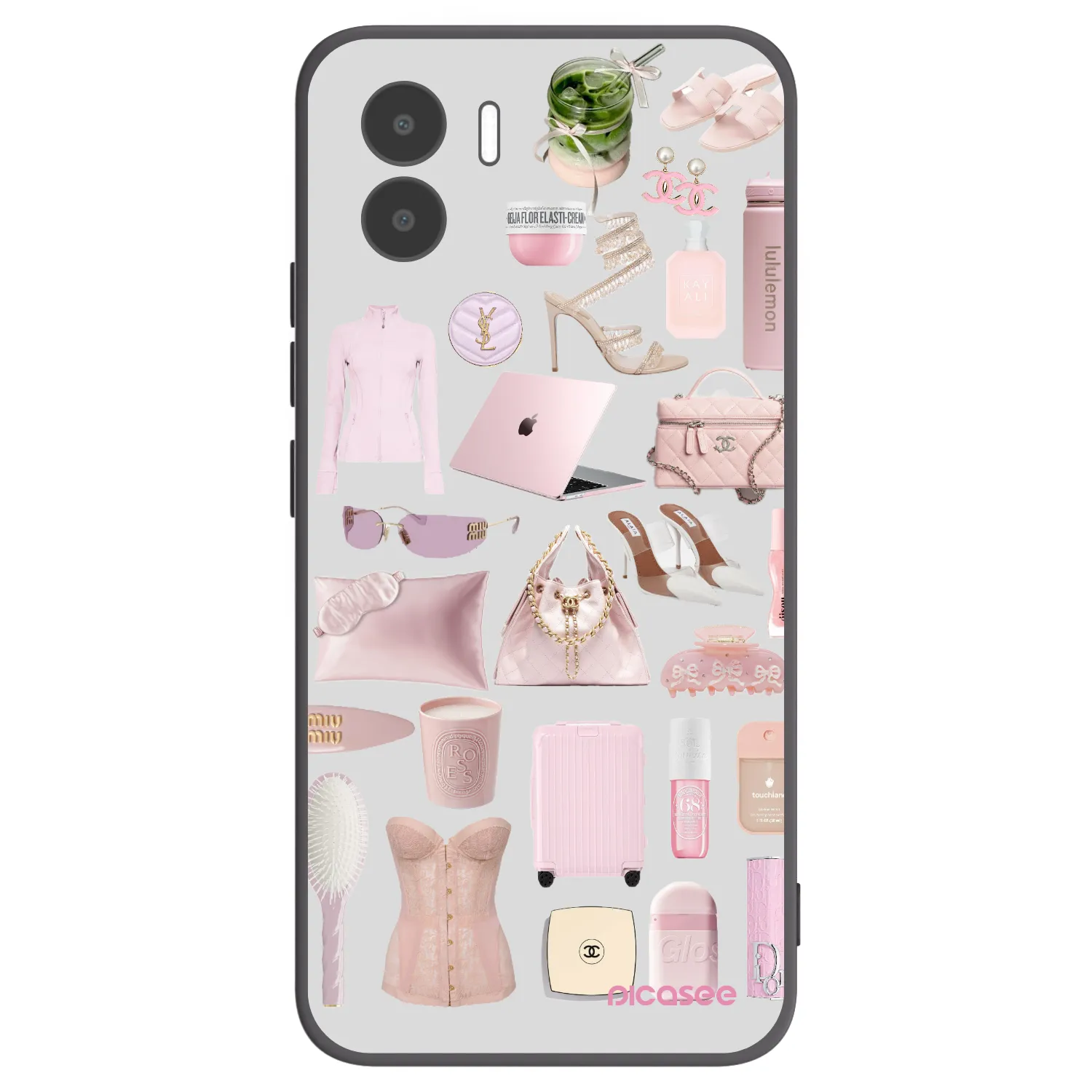Picasee Xiaomi Redmi A2 Hülle - Schwarzes Silikon - Glam Babe