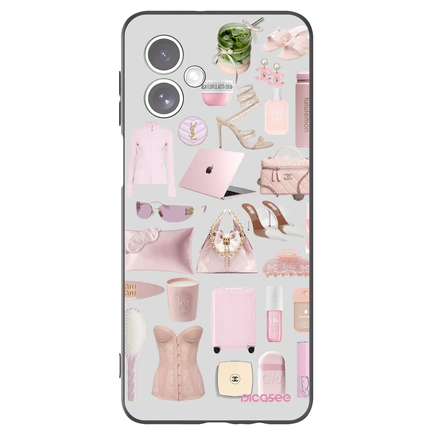 Picasee Motorola Moto G54 5G Hülle - Schwarzes Silikon - Glam Babe