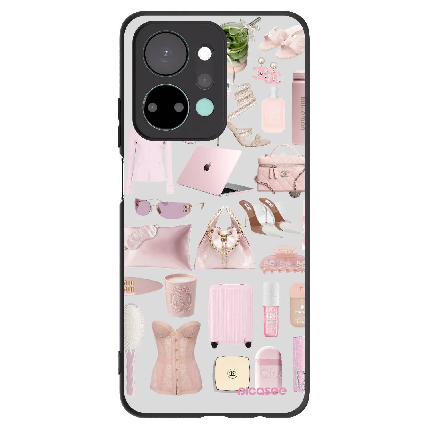 Picasee Honor X7a Hülle - Schwarzes Silikon - Glam Babe