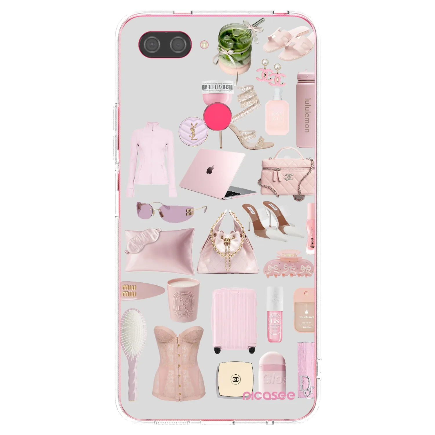 Picasee Xiaomi Mi 8 Lite Hülle - Transparentes Silikon - Glam Babe