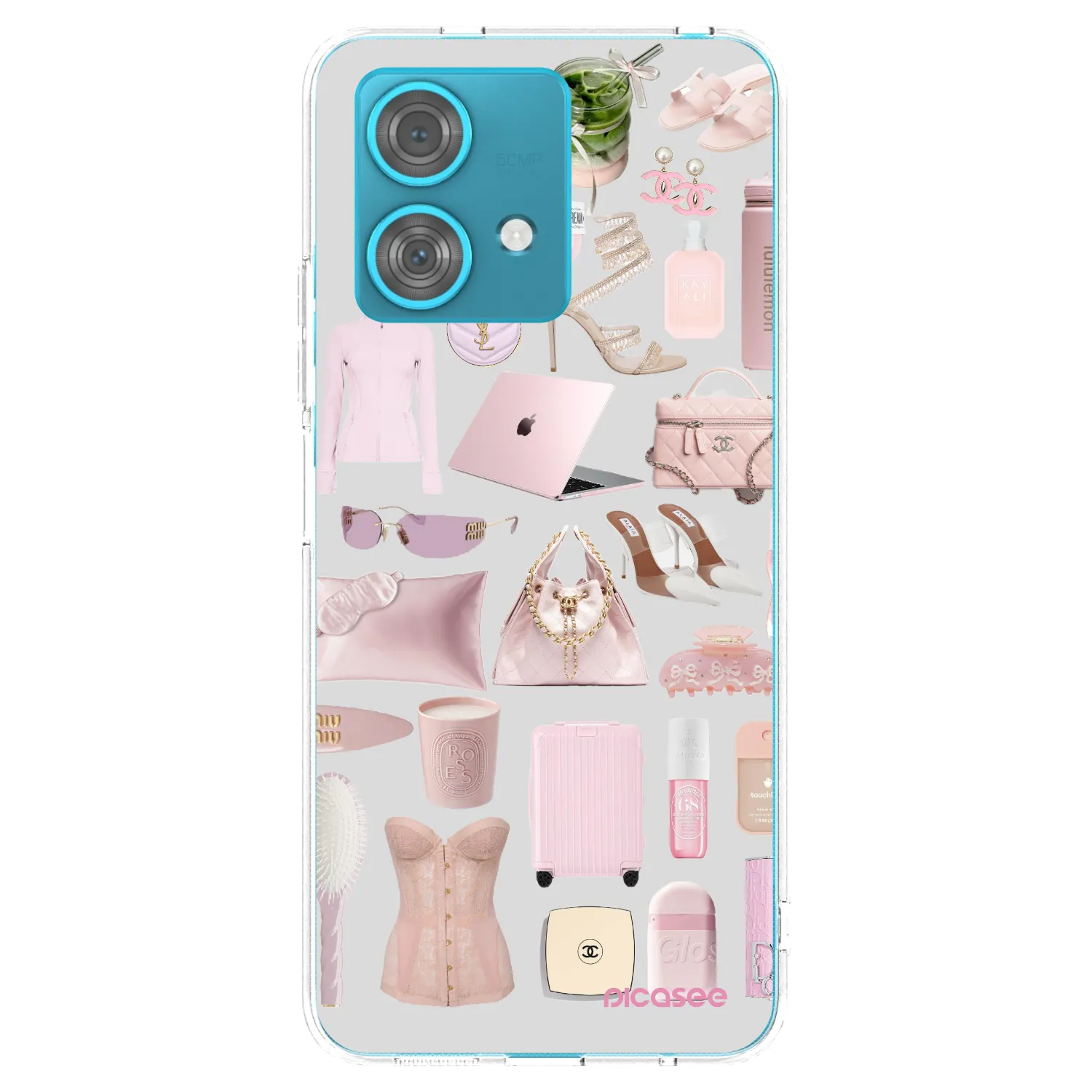 Picasee Motorola Edge 40 Neo Hülle - Transparentes Silikon - Glam Babe