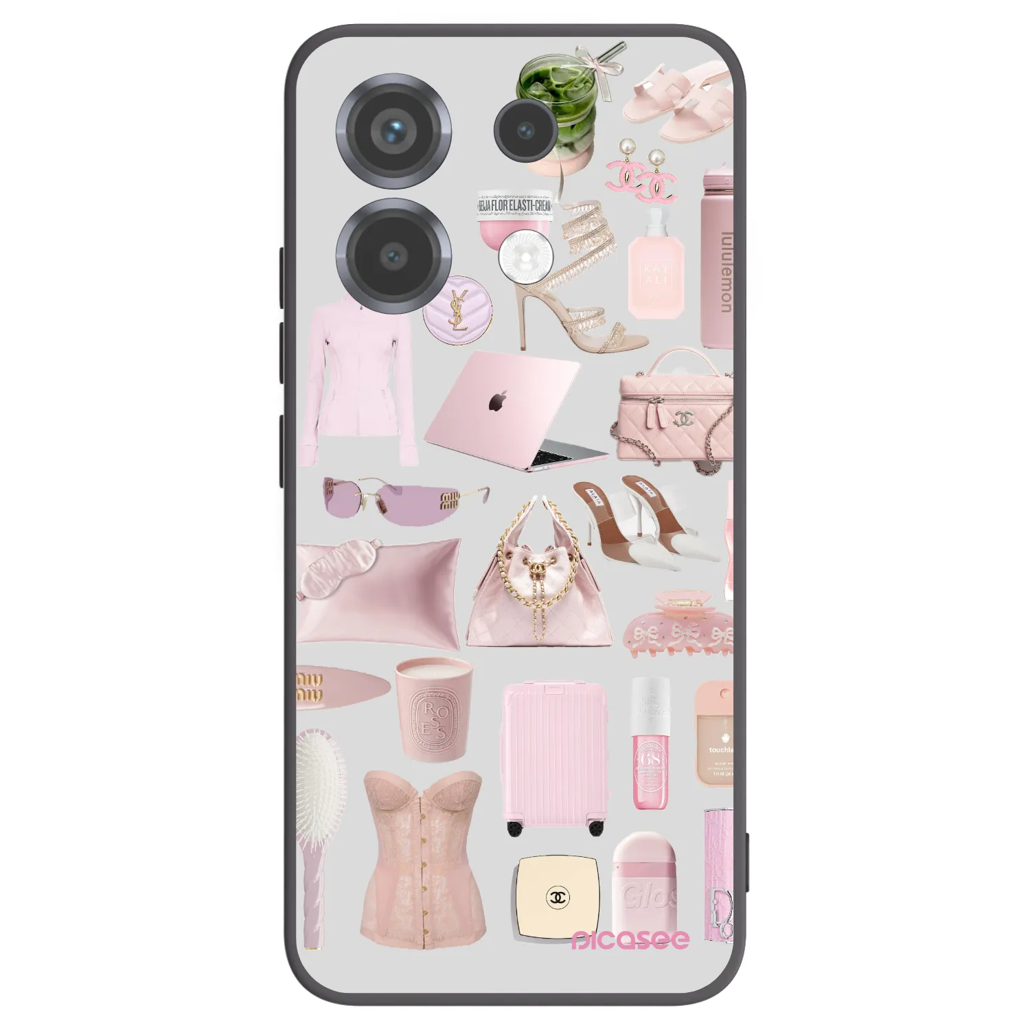 Picasee Xiaomi Poco X6 Hülle - Schwarzes Silikon - Glam Babe