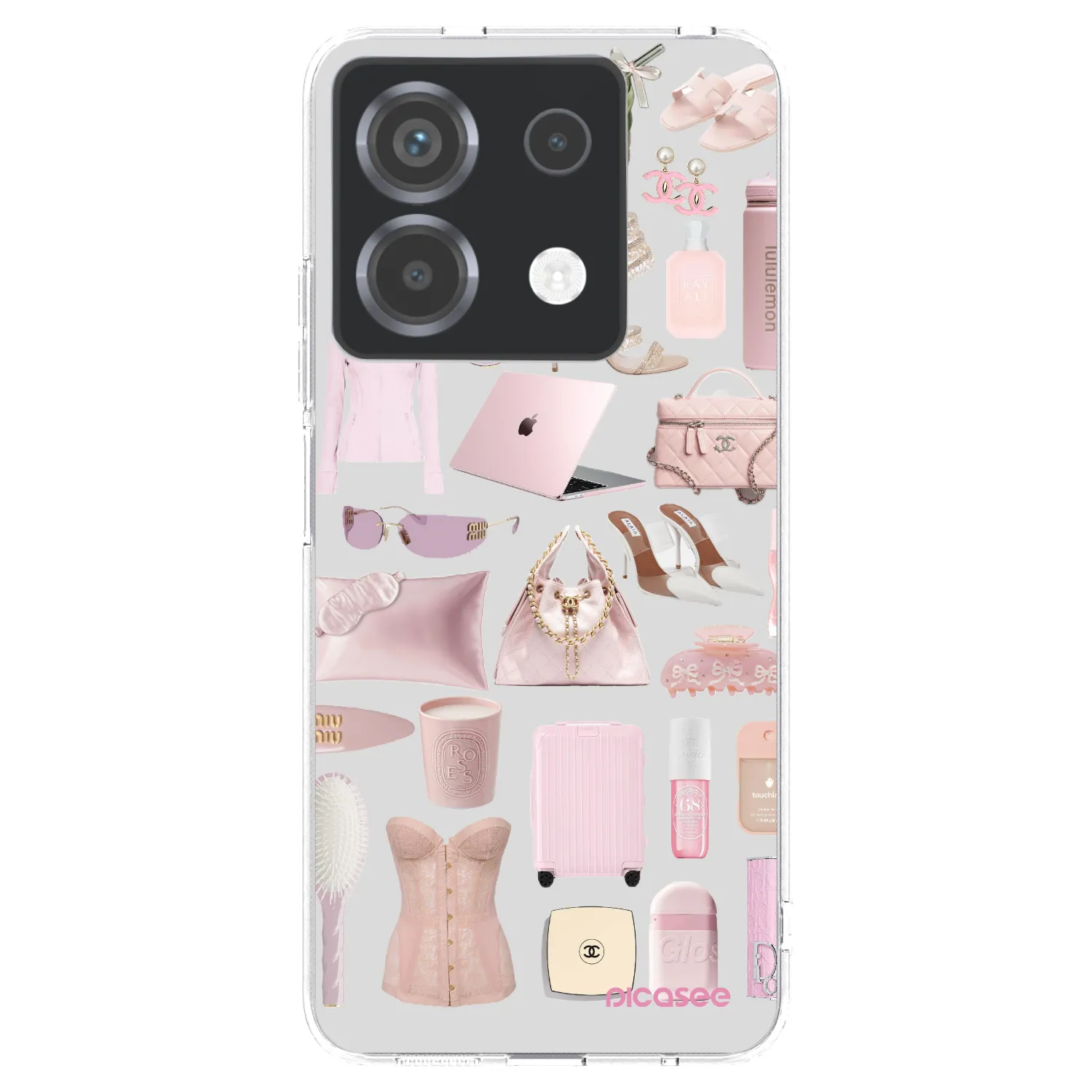 Picasee Xiaomi Poco X6 Hülle - Transparentes Silikon - Glam Babe