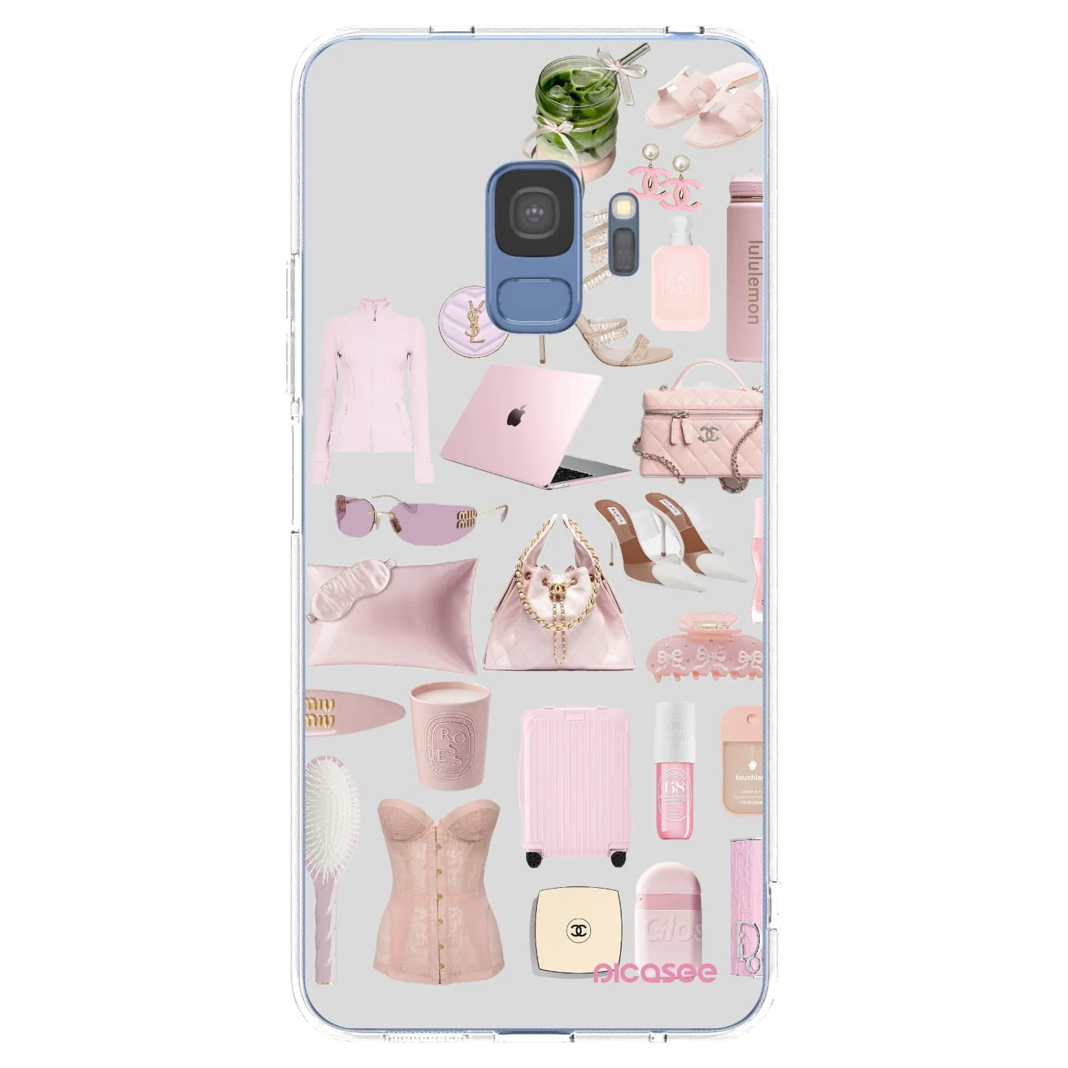 Picasee Samsung Galaxy S9 G960F Hülle - Transparentes Silikon - Glam Babe