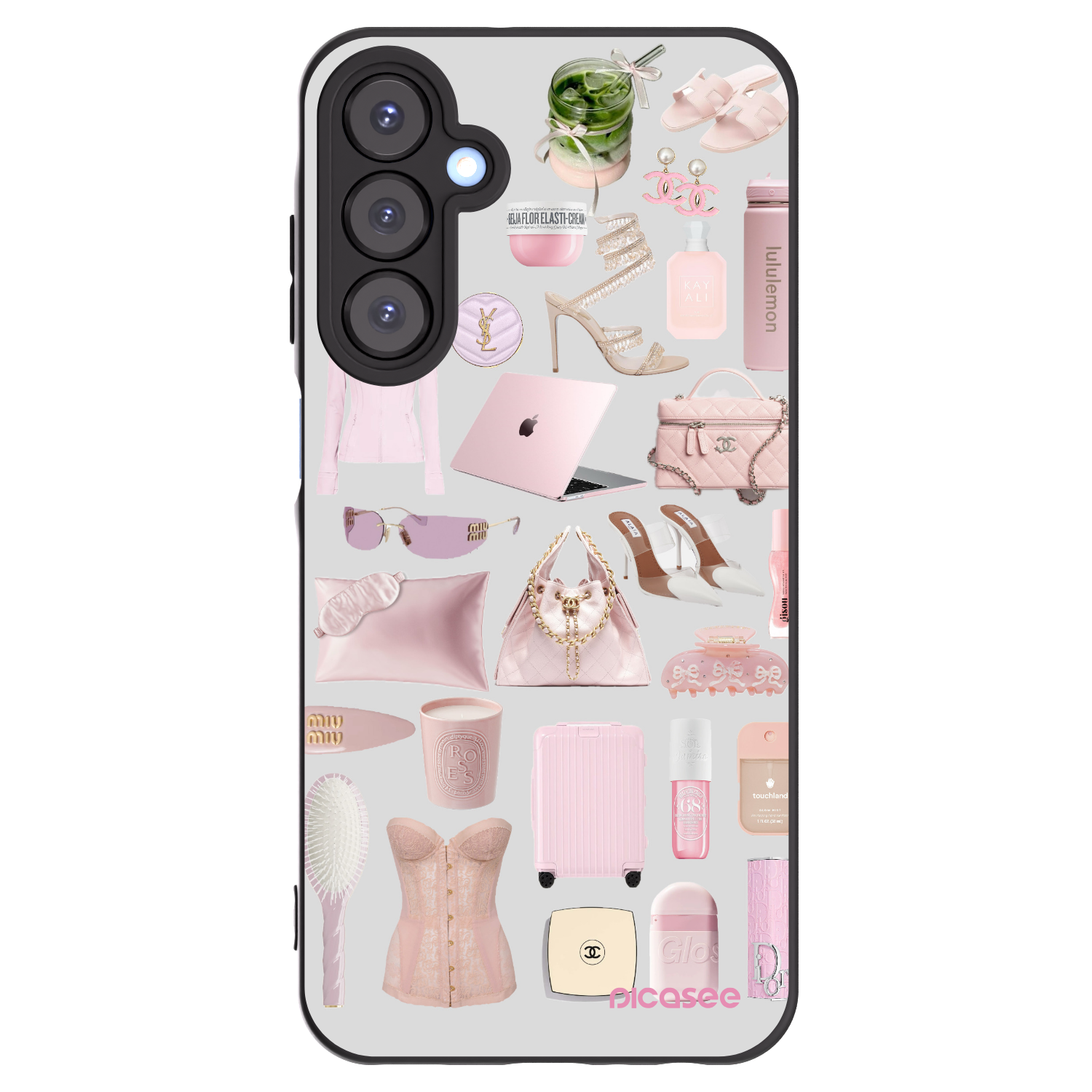 Picasee Samsung Galaxy A25 A256B 5G Hülle - Schwarzes Silikon - Glam Babe