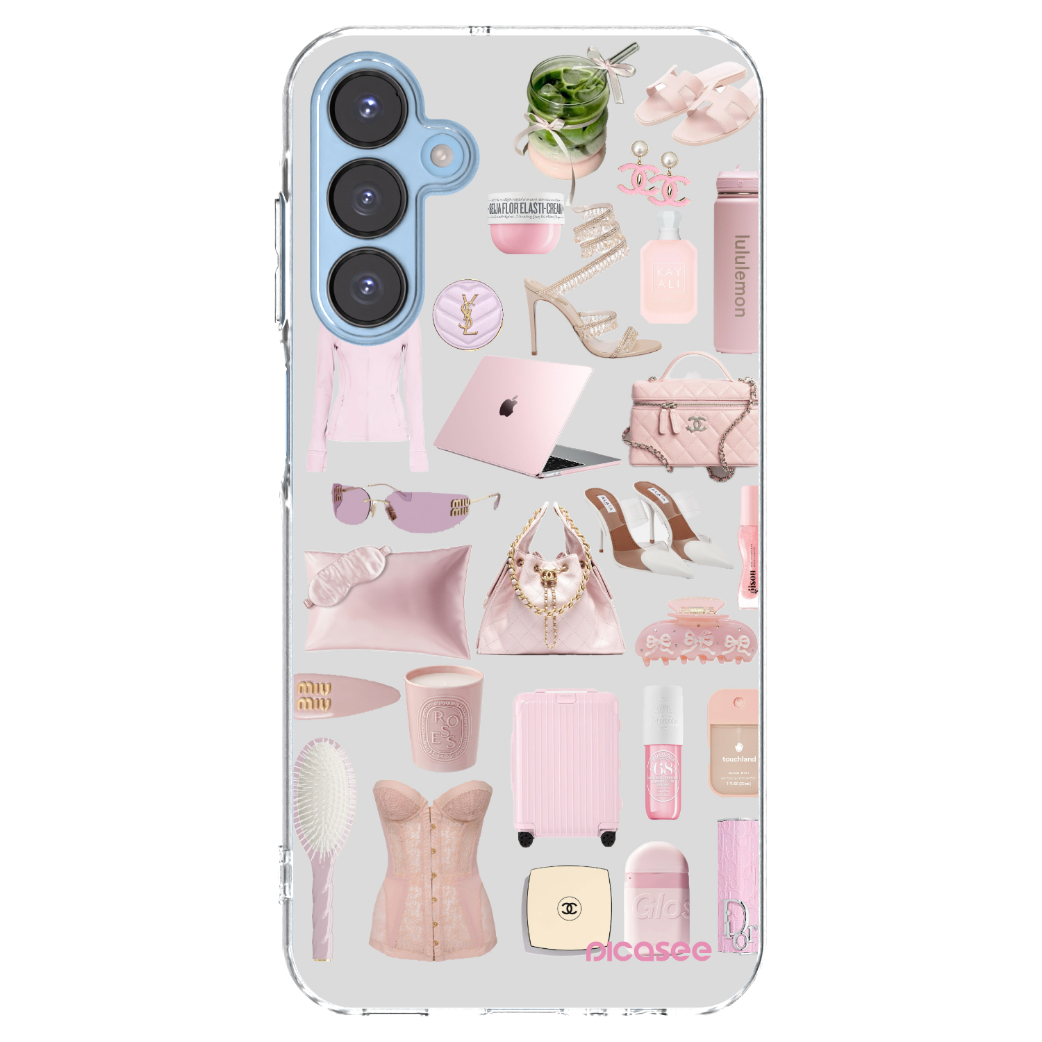 Picasee Samsung Galaxy A15 A156B 5G Hülle - Transparentes Silikon - Glam Babe