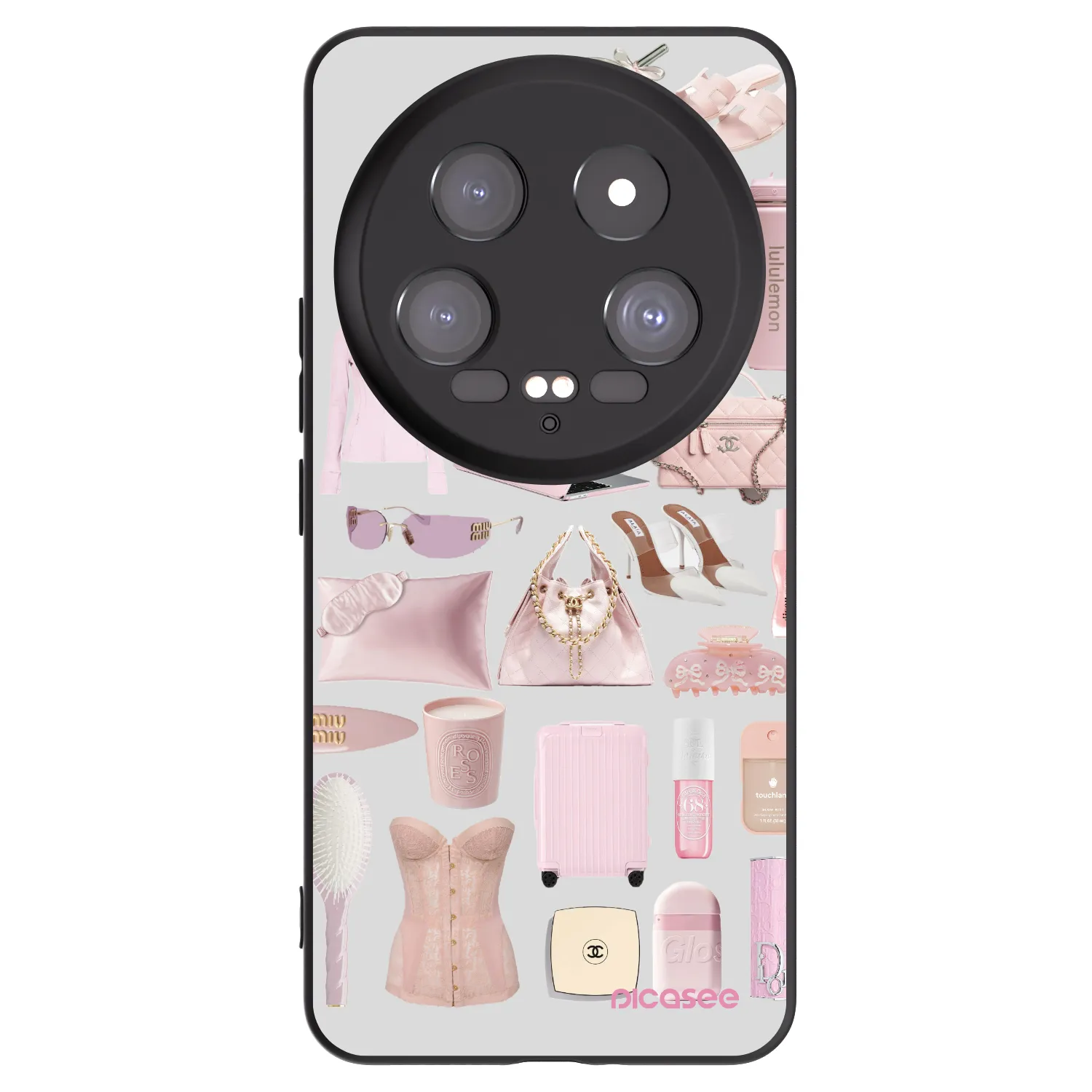 Picasee Xiaomi 14 Ultra Hülle - Schwarzes Silikon - Glam Babe