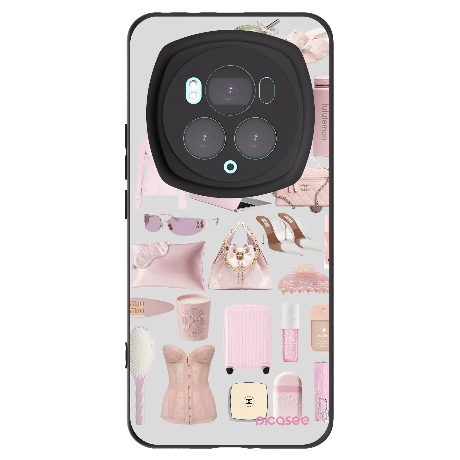 Picasee Honor Magic6 Pro Hülle - Schwarzes Silikon - Glam Babe