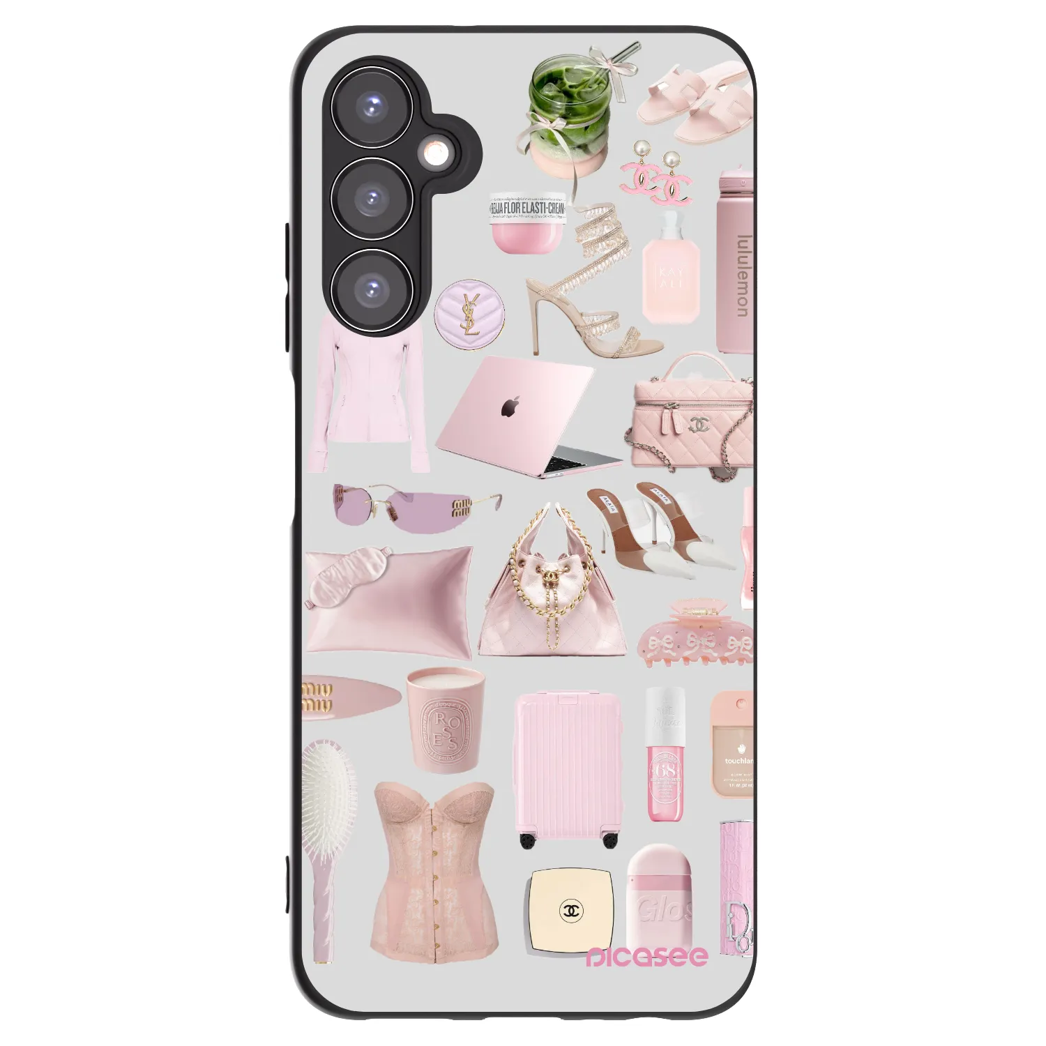 Picasee Samsung Galaxy A05s A057G Hülle - Schwarzes Silikon - Glam Babe