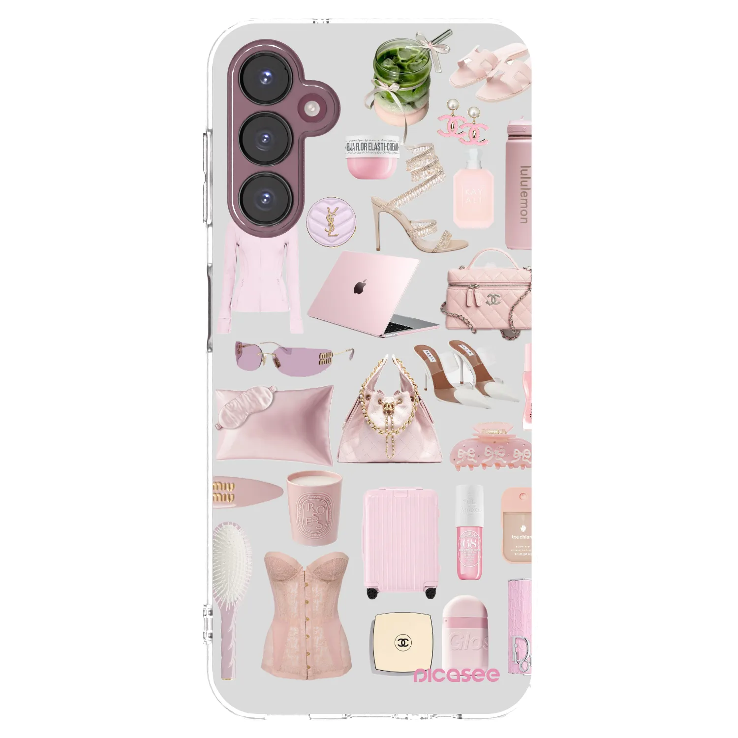 Picasee Samsung Galaxy A05s A057G Hülle - Transparentes Silikon - Glam Babe