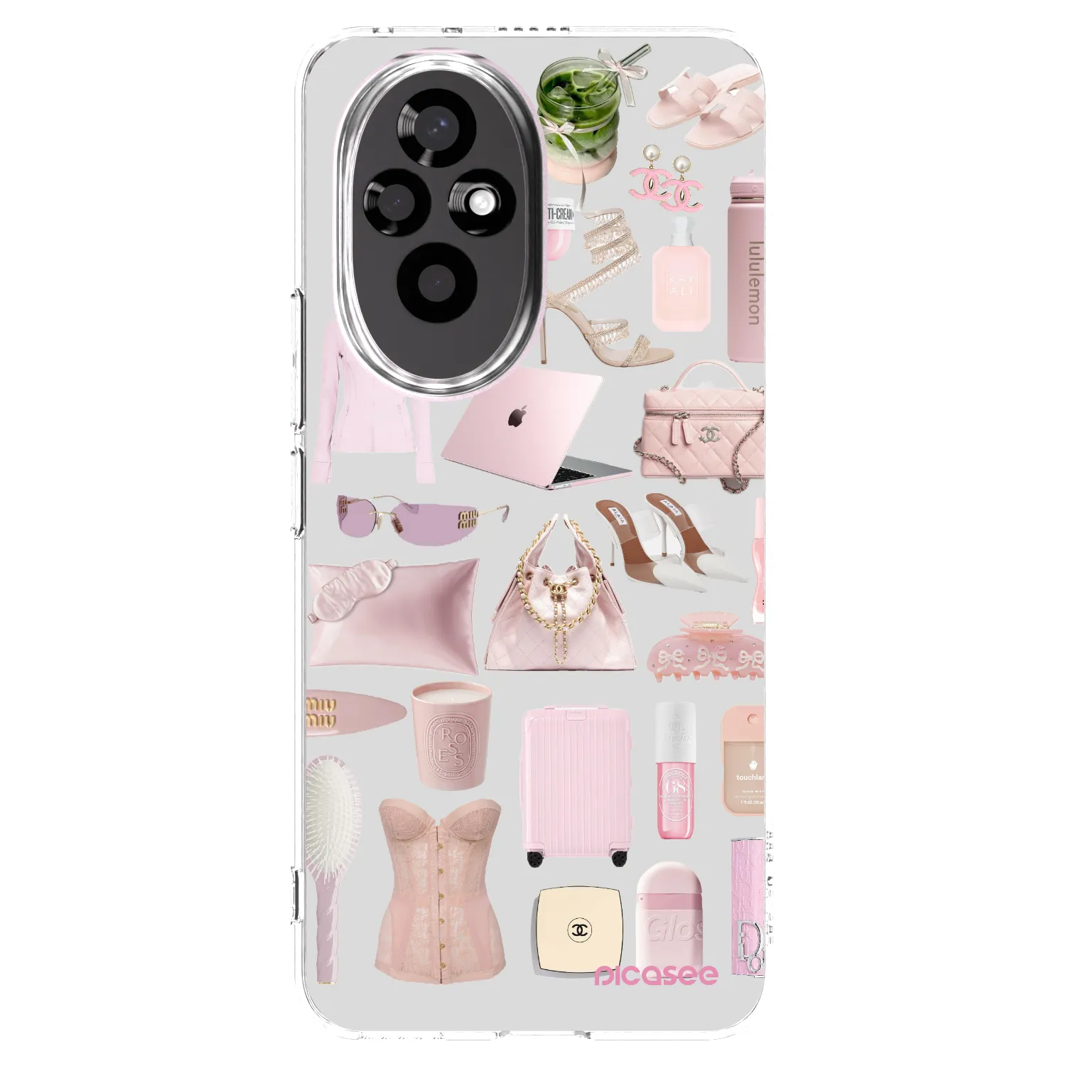 Picasee Honor 200 Pro 5G Hülle - Transparentes Silikon - Glam Babe