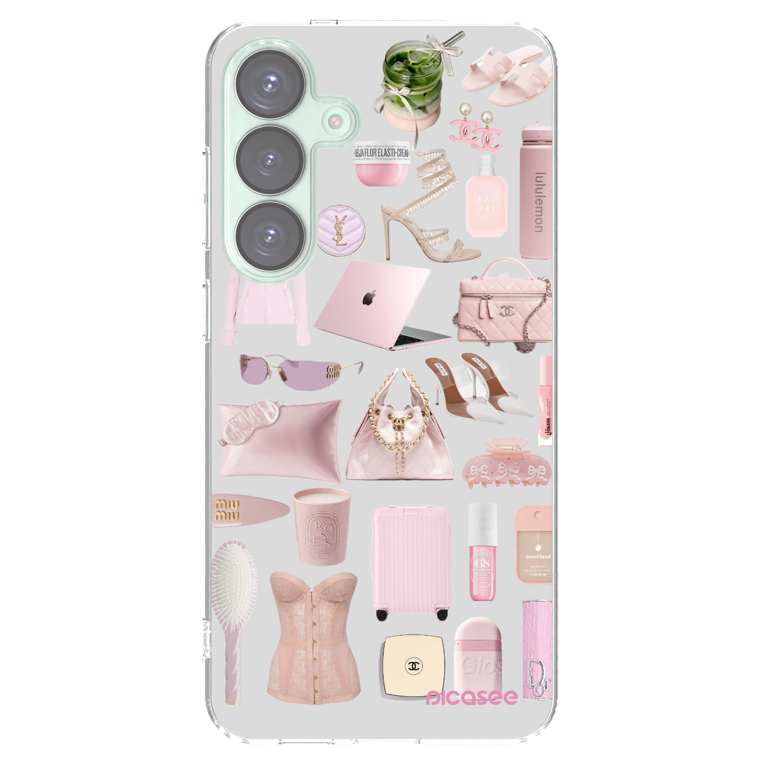 Picasee Samsung Galaxy S25+ 5G Hülle - Transparentes Silikon - Glam Babe