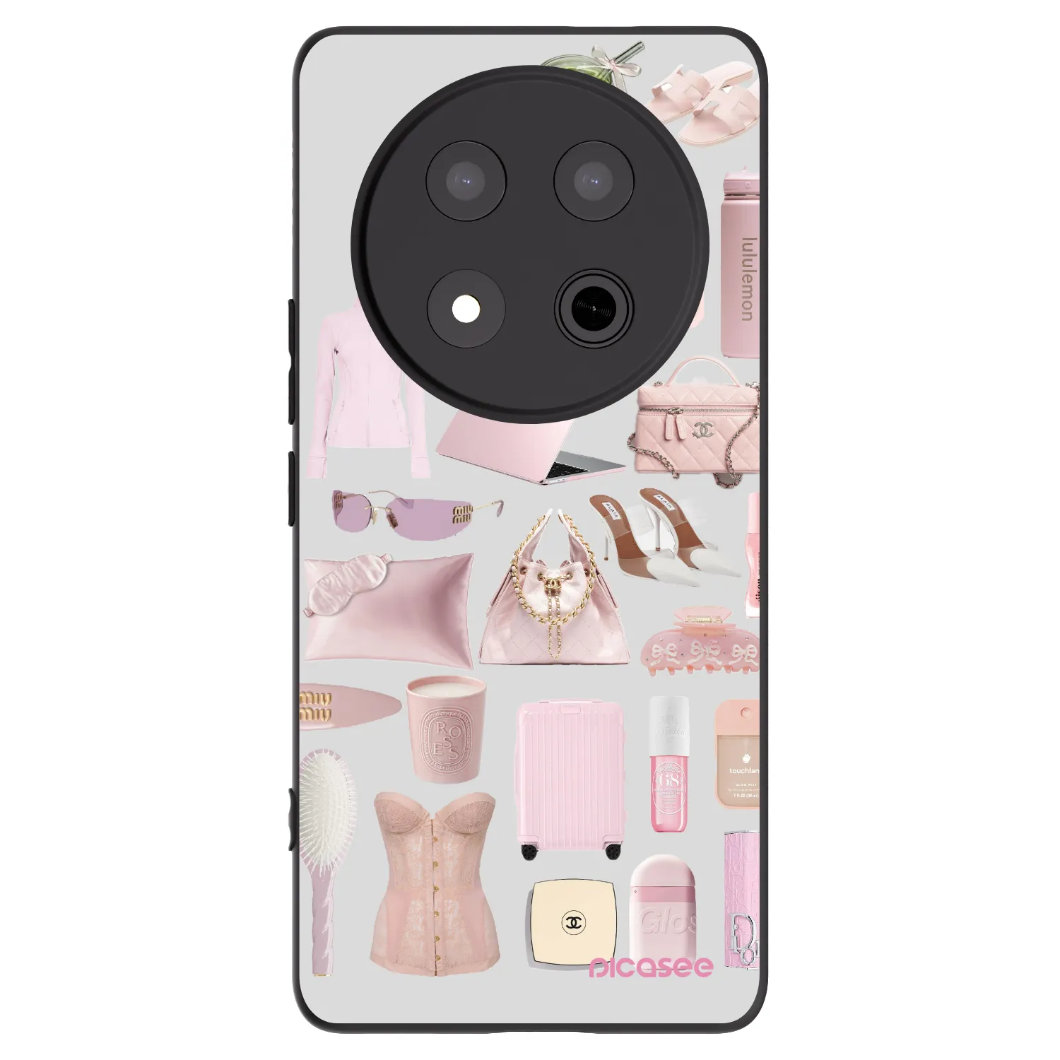 Picasee Honor Magic7 Lite 5G Hülle - Schwarzes Silikon - Glam Babe