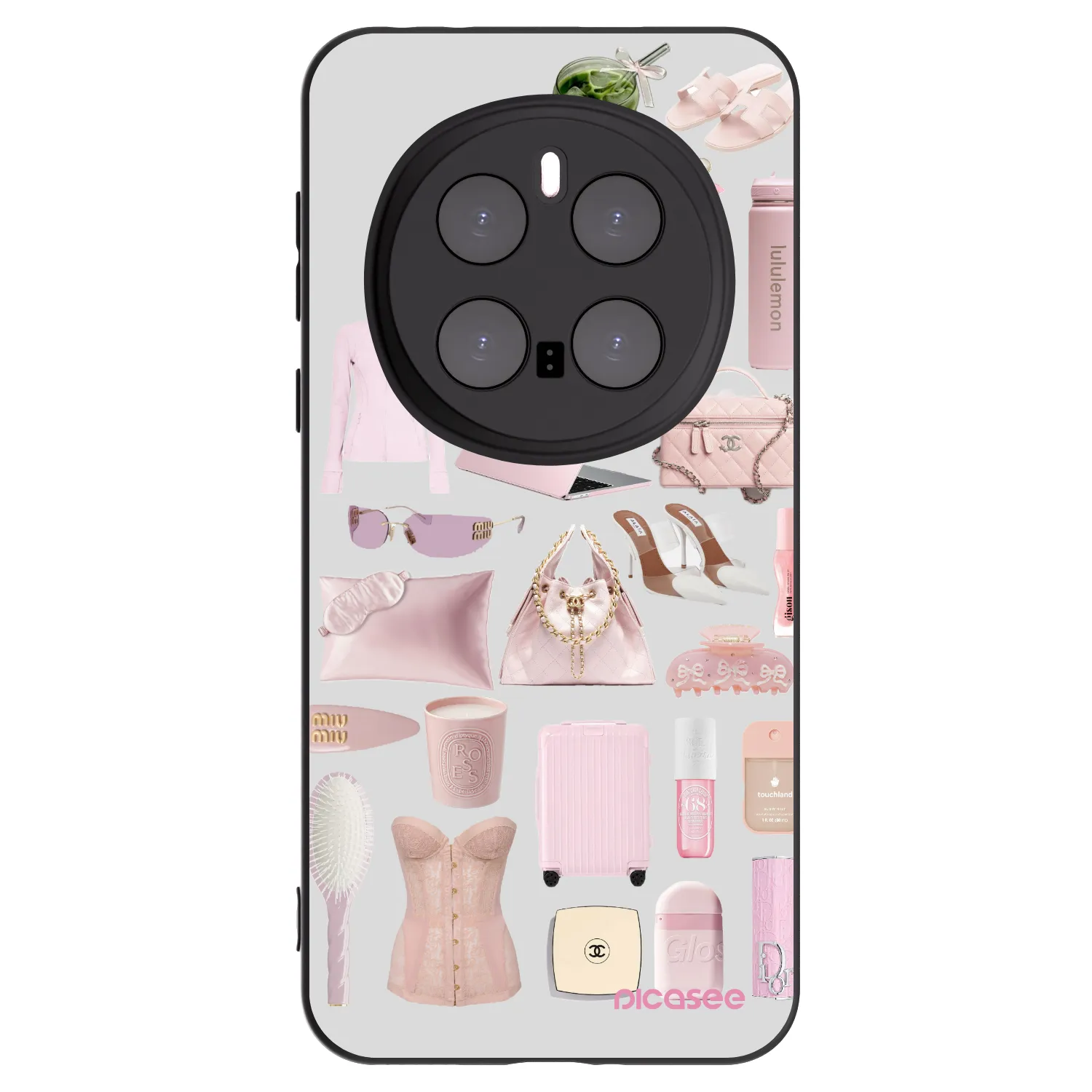 Picasee Honor Magic7 Pro 5G Hülle - Schwarzes Silikon - Glam Babe