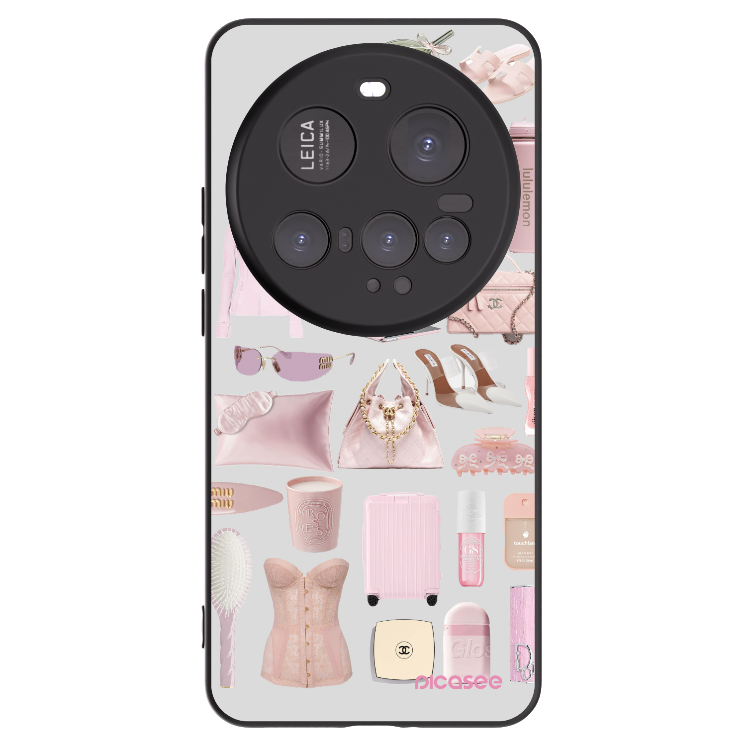 Picasee Xiaomi 15 Ultra Hülle - Schwarzes Silikon - Glam Babe