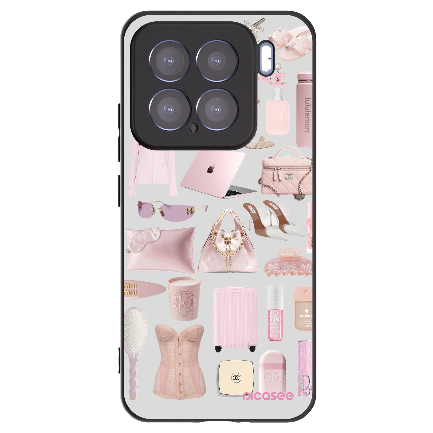 Picasee Xiaomi 15 Hülle - Schwarzes Silikon - Glam Babe