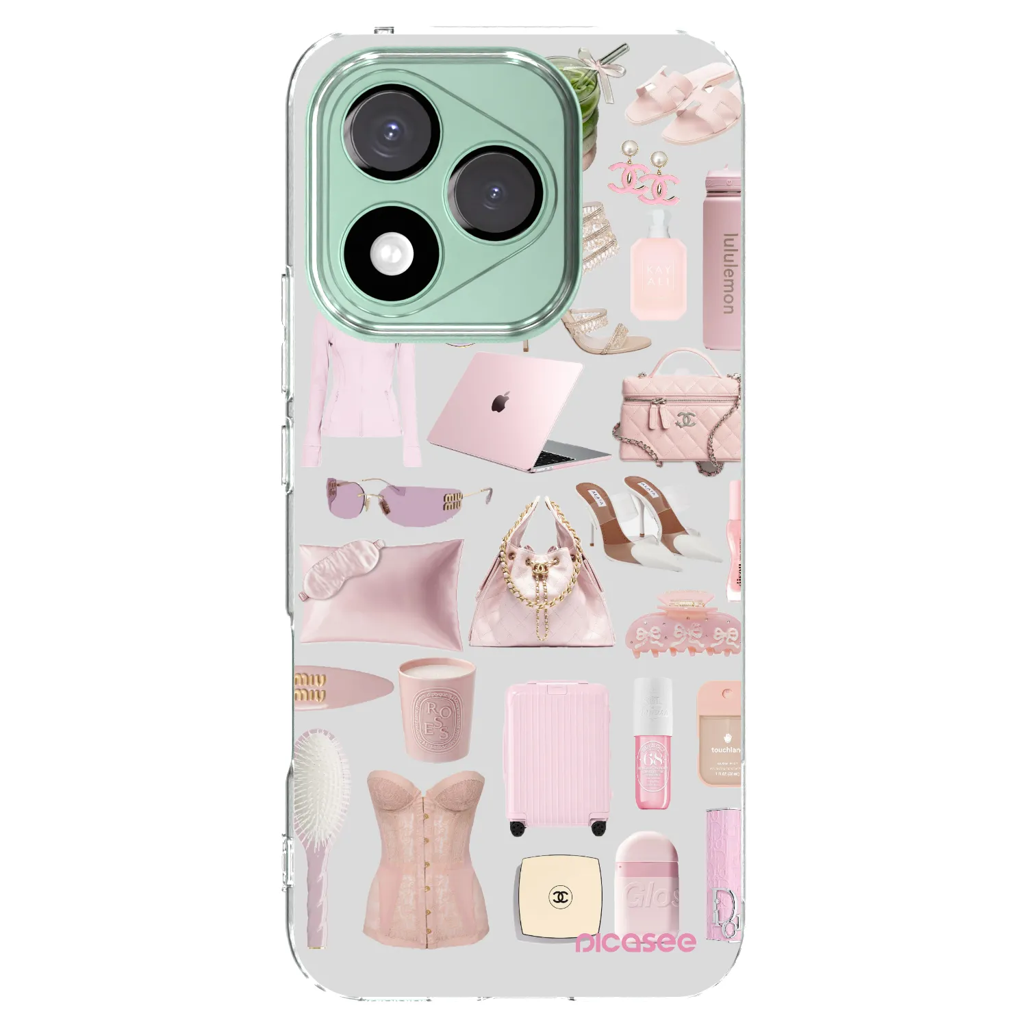 Picasee Honor 400 Lite 5G Hülle - Transparentes Silikon - Glam Babe