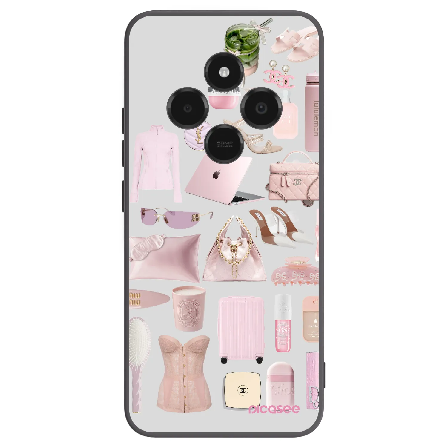 Picasee Xiaomi Poco C75 Hülle - Schwarzes Silikon - Glam Babe