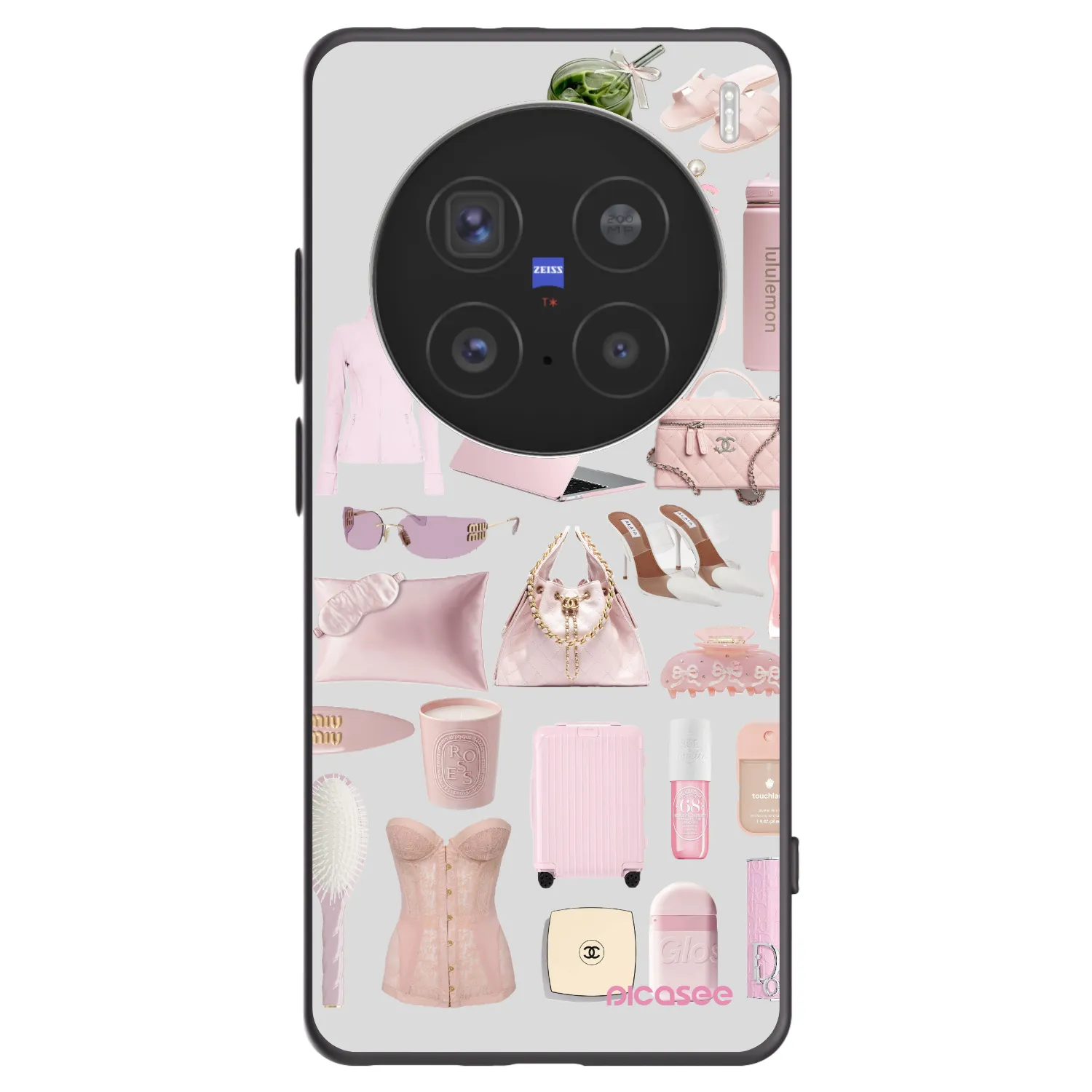 Picasee Vivo X200 Pro Hülle - Schwarzes Silikon - Glam Babe