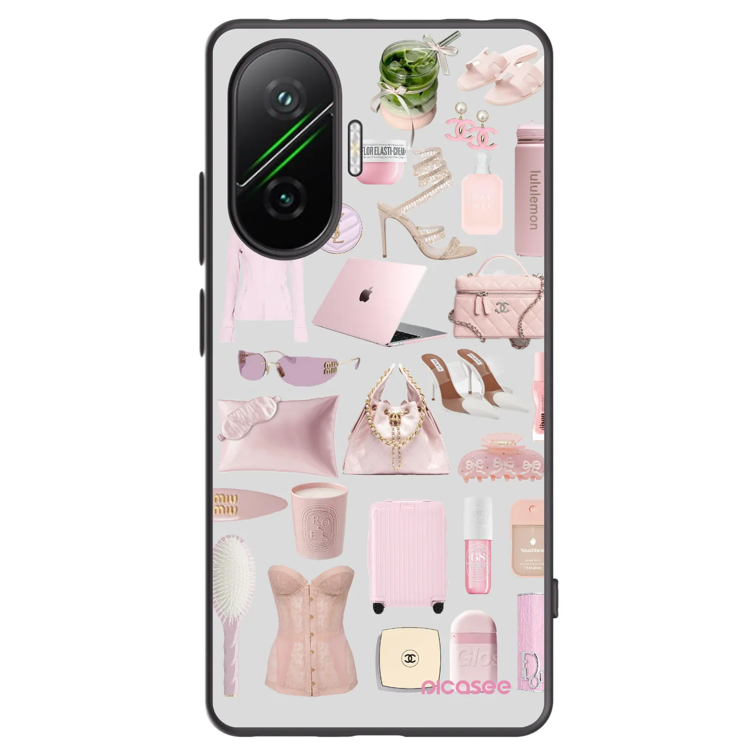 Picasee Xiaomi Poco F7 Pro 5G Hülle - Schwarzes Silikon - Glam Babe