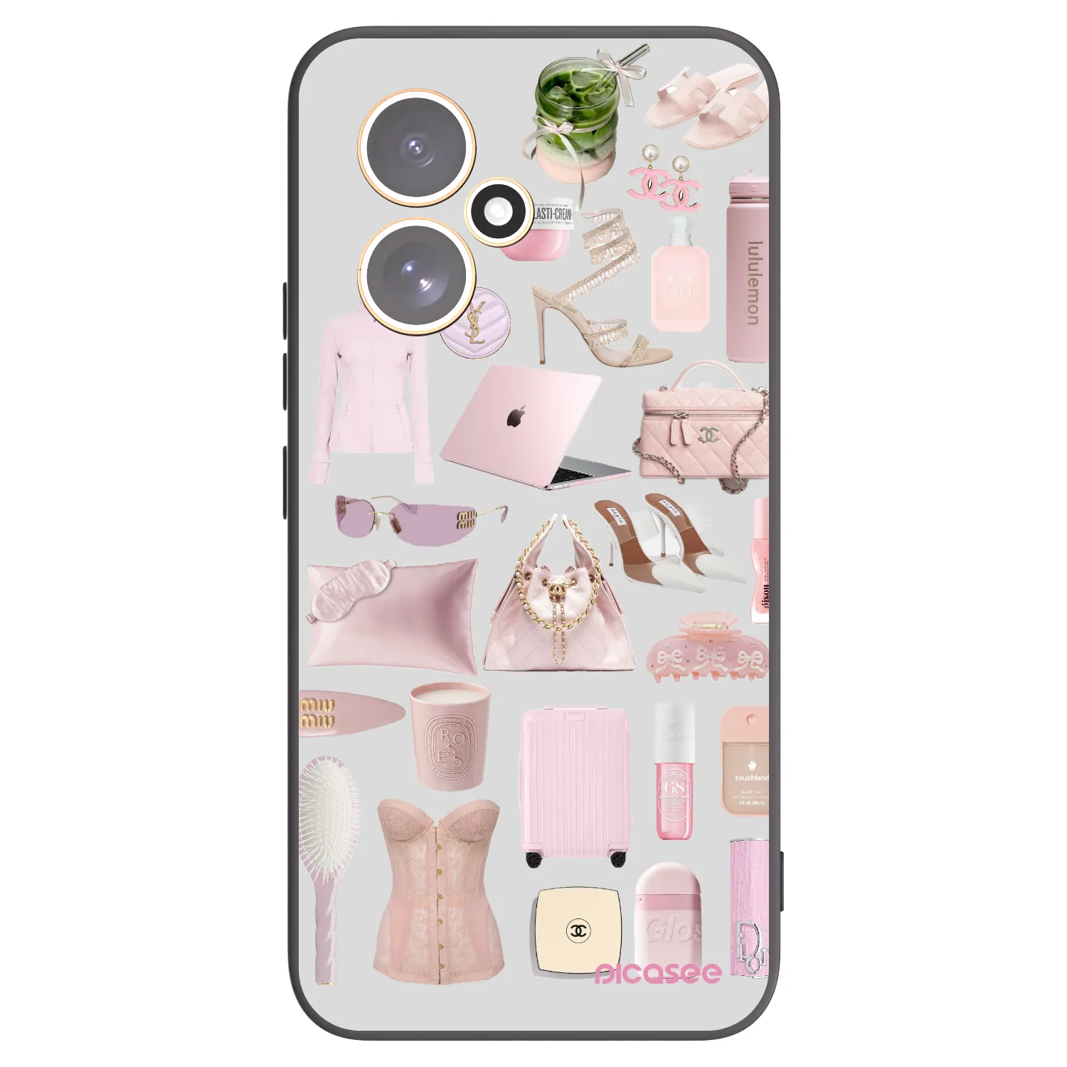 Picasee Honor 400 5G Hülle - Schwarzes Silikon - Glam Babe