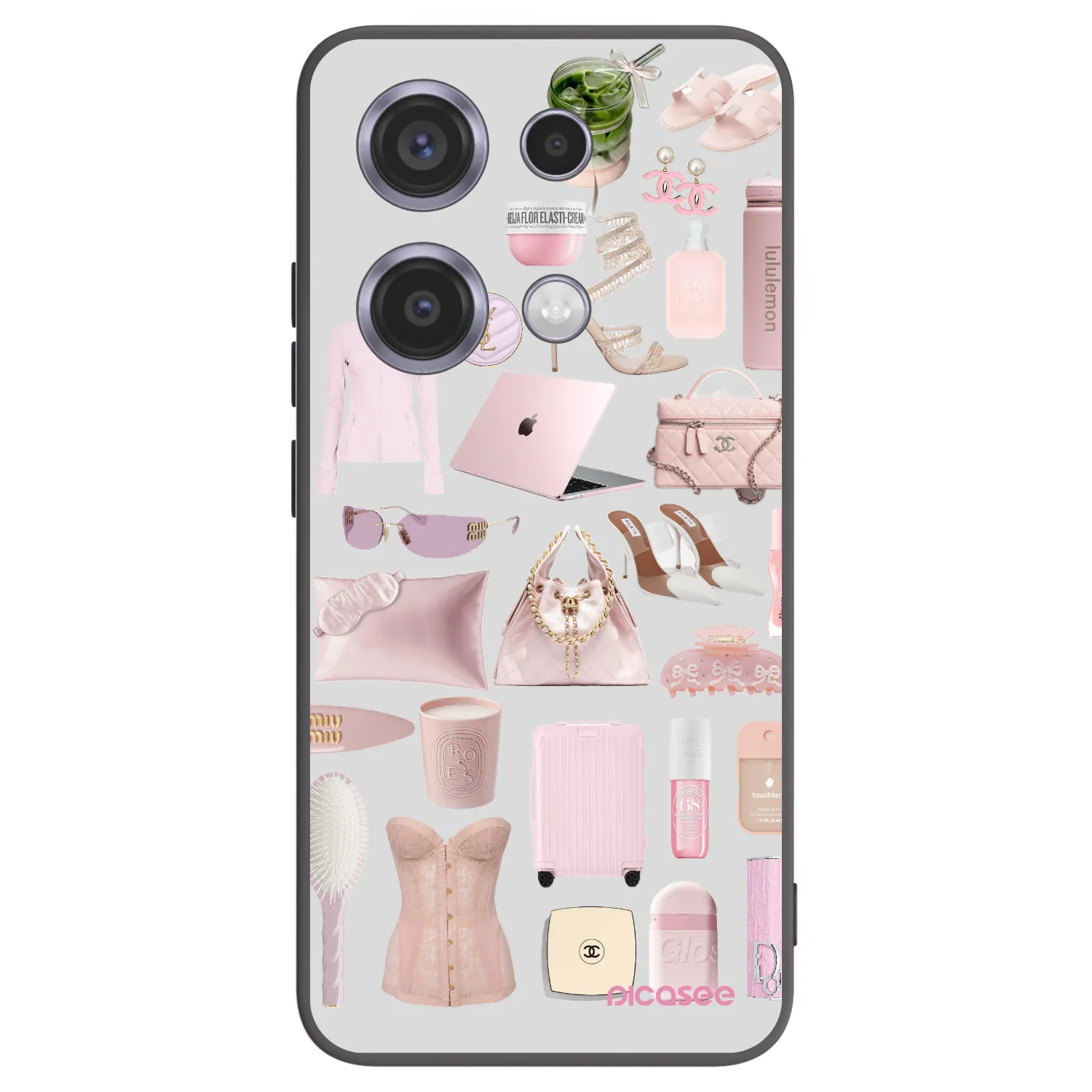 Picasee Xiaomi Redmi Note 14S Hülle - Schwarzes Silikon - Glam Babe