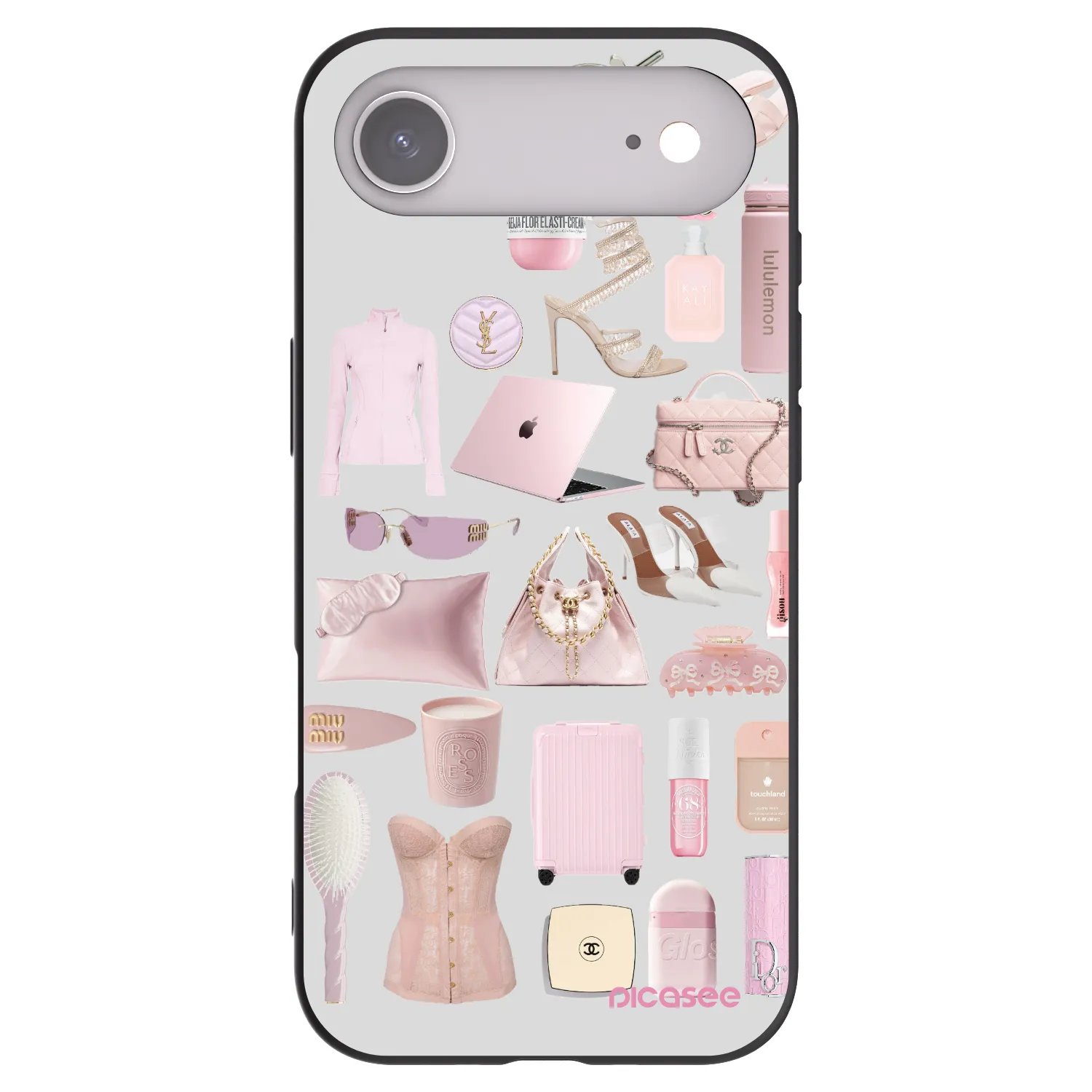 Picasee Apple iPhone Air Hülle - Schwarzes Silikon - Glam Babe