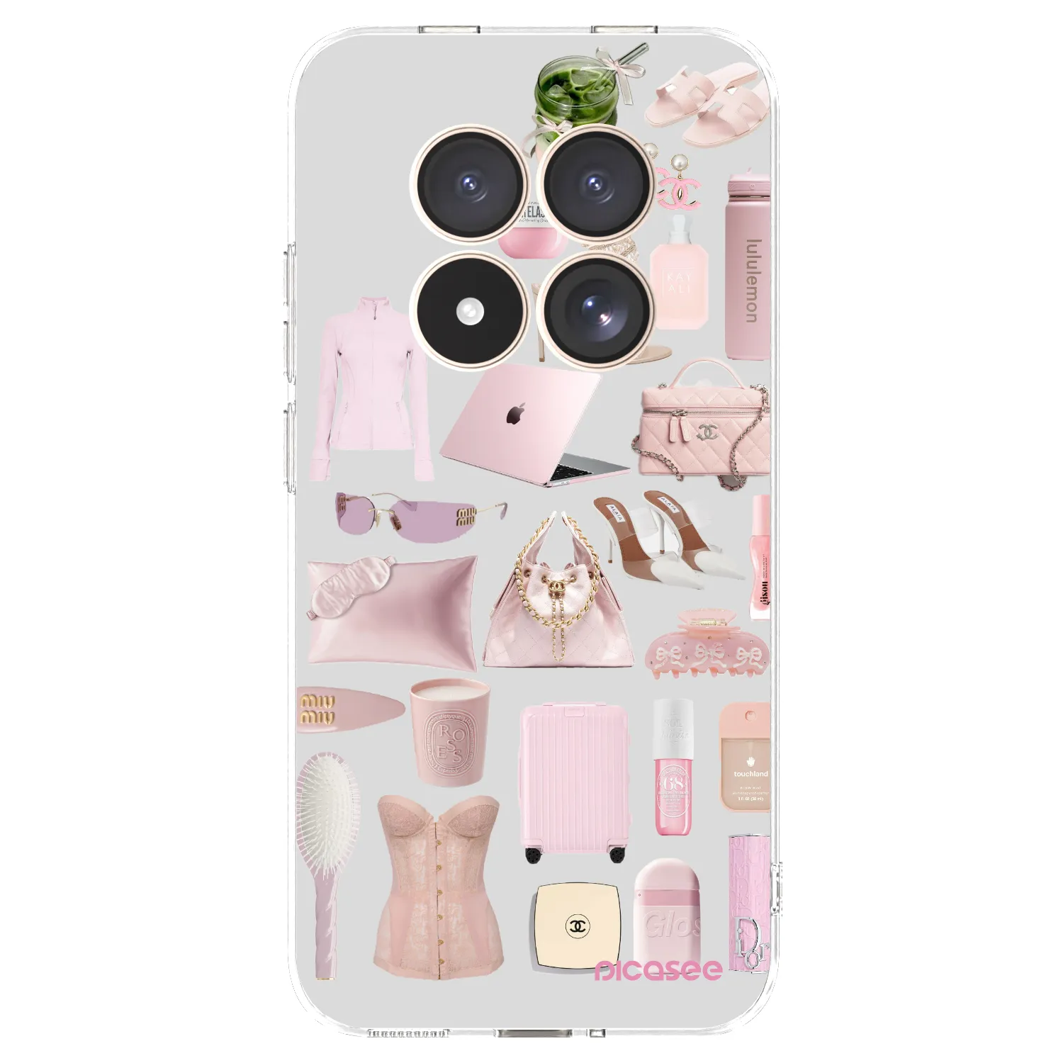 Picasee Xiaomi Redmi Note 15 Pro 4G Hülle - Transparentes Silikon - Glam Babe