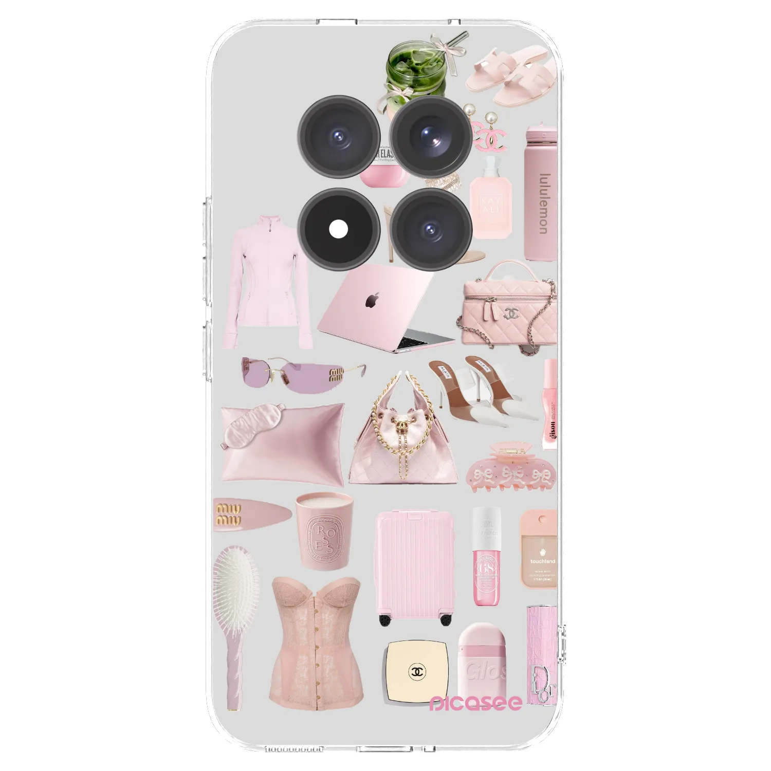 Picasee Xiaomi Redmi Note 15 Pro+ Hülle - Transparentes Silikon - Glam Babe
