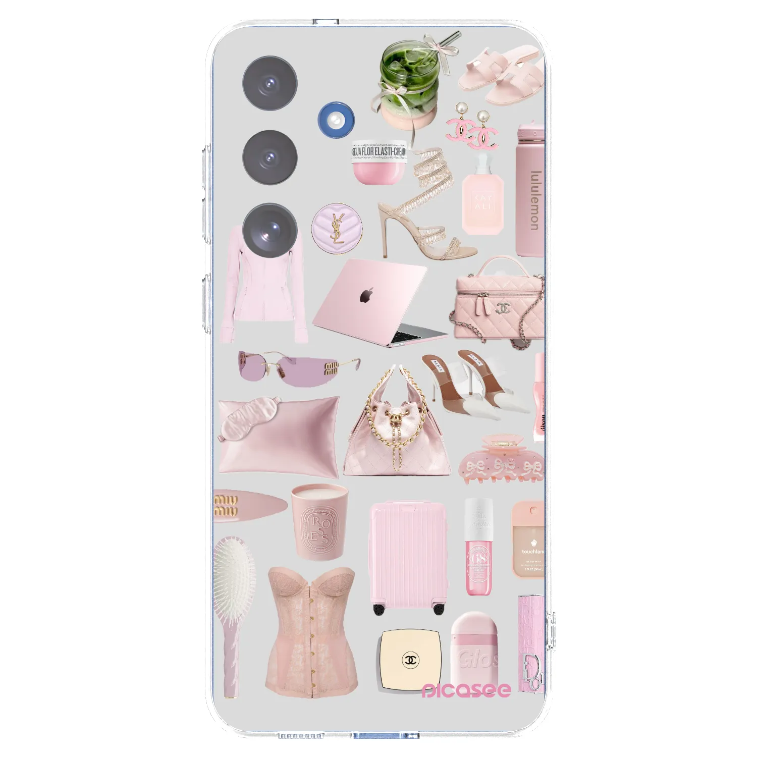 Picasee Samsung Galaxy S25 FE 5G Hülle - Transparentes Silikon - Glam Babe