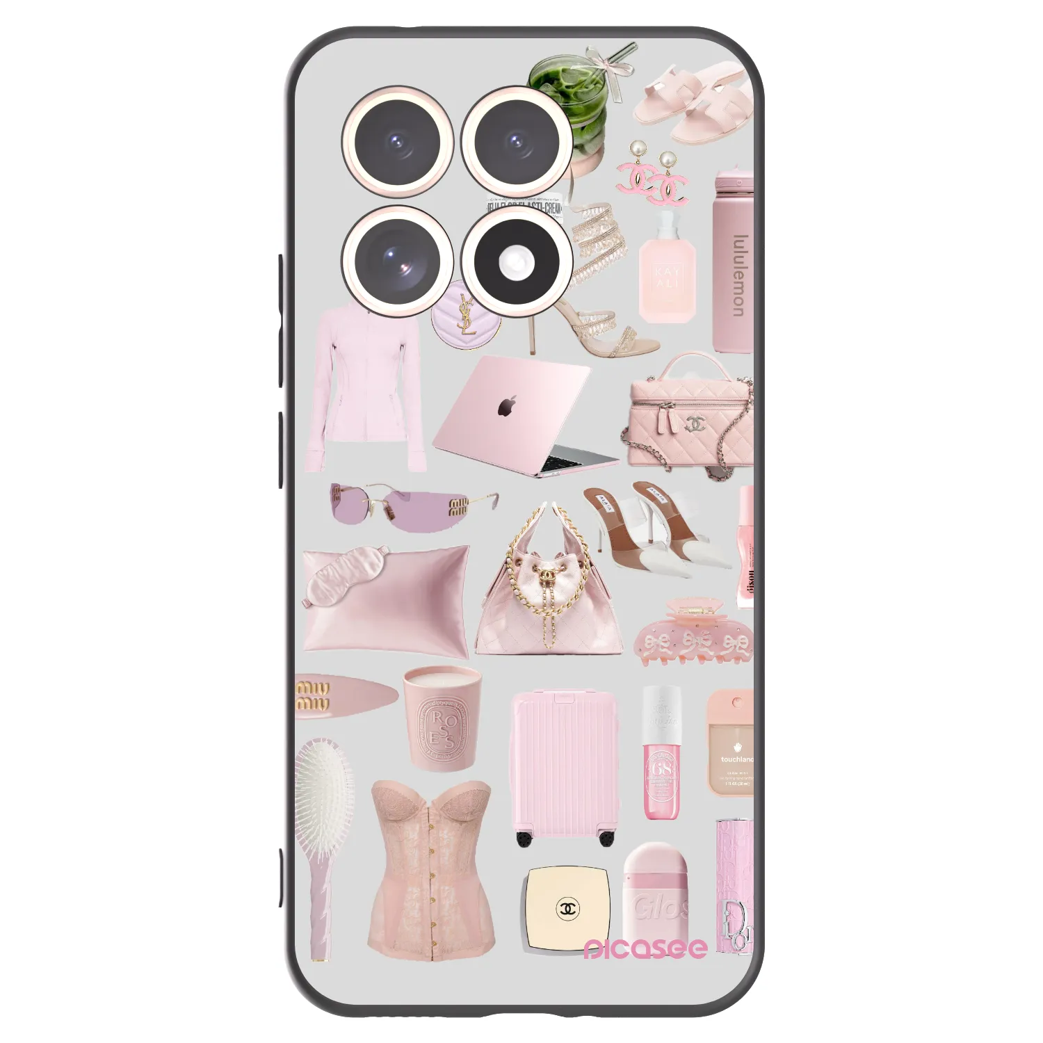 Picasee Xiaomi 15T Hülle - Schwarzes Silikon - Glam Babe