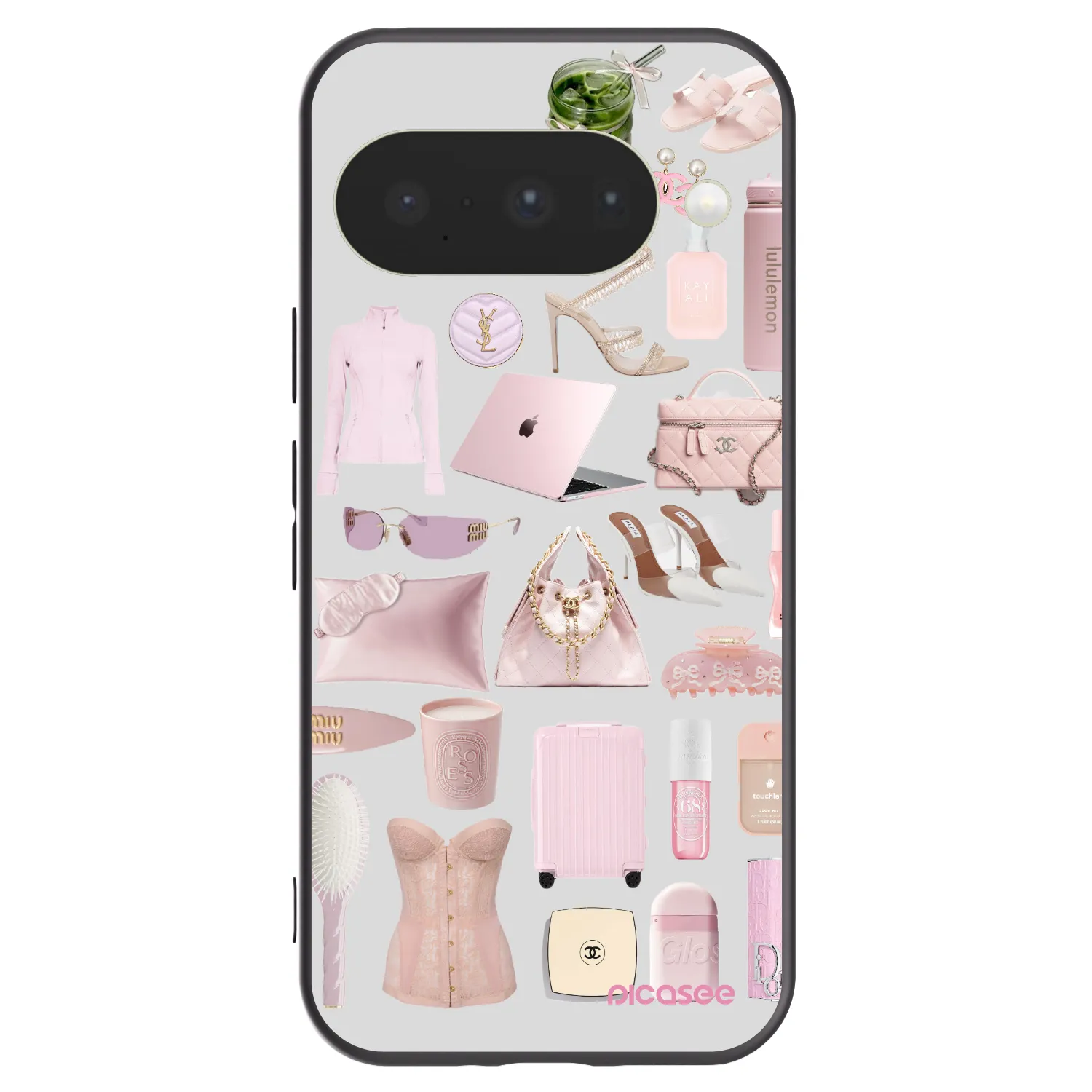 Picasee Google Pixel 10 Hülle - Schwarzes Silikon - Glam Babe