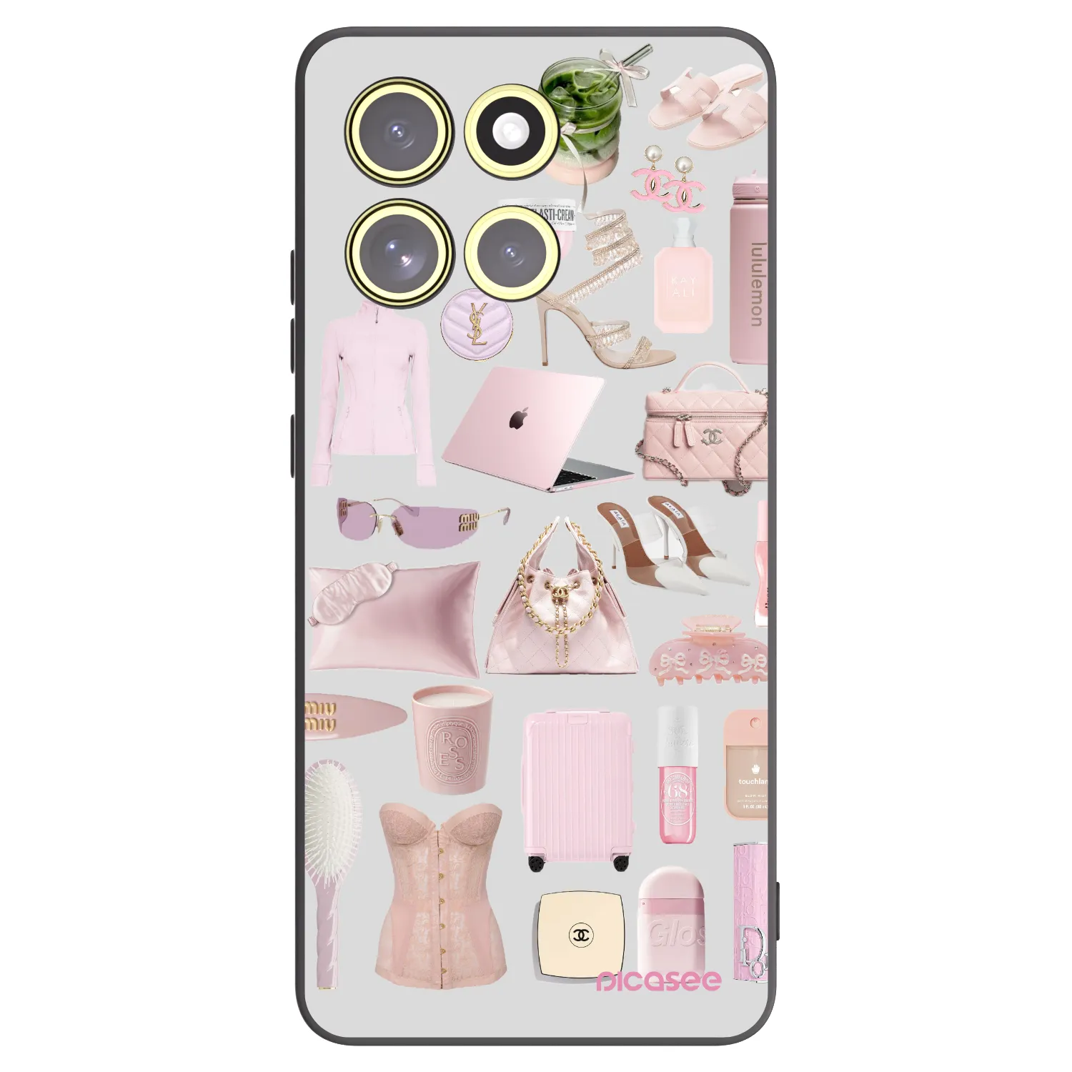 Picasee Motorola Moto G86 Power 5G Hülle - Schwarzes Silikon - Glam Babe