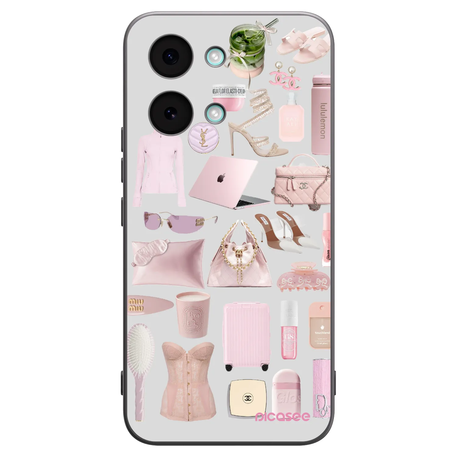Picasee Xiaomi Poco X8 Pro Max Hülle - Schwarzes Silikon - Glam Babe