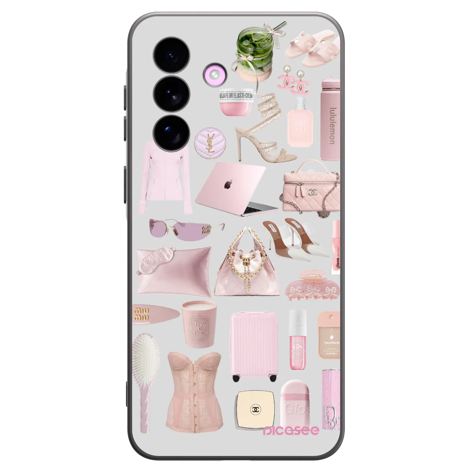 Picasee Samsung Galaxy A57 5G Hülle - Schwarzes Silikon - Glam Babe