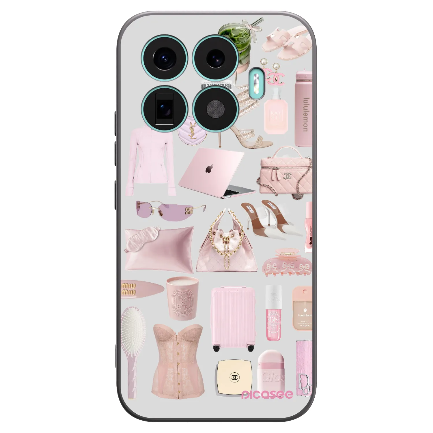 Picasee Xiaomi 17T Hülle - Schwarzes Silikon - Glam Babe