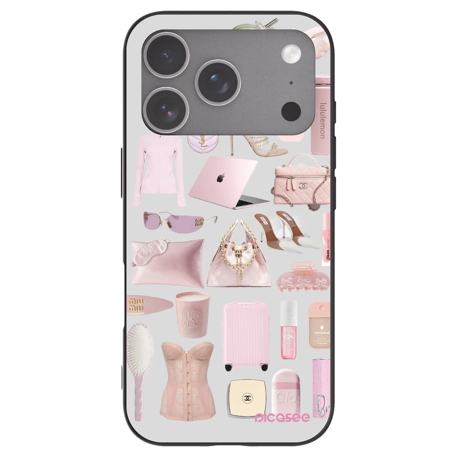 Picasee Apple iPhone 18 Pro Hülle - Schwarzes Silikon - Glam Babe
