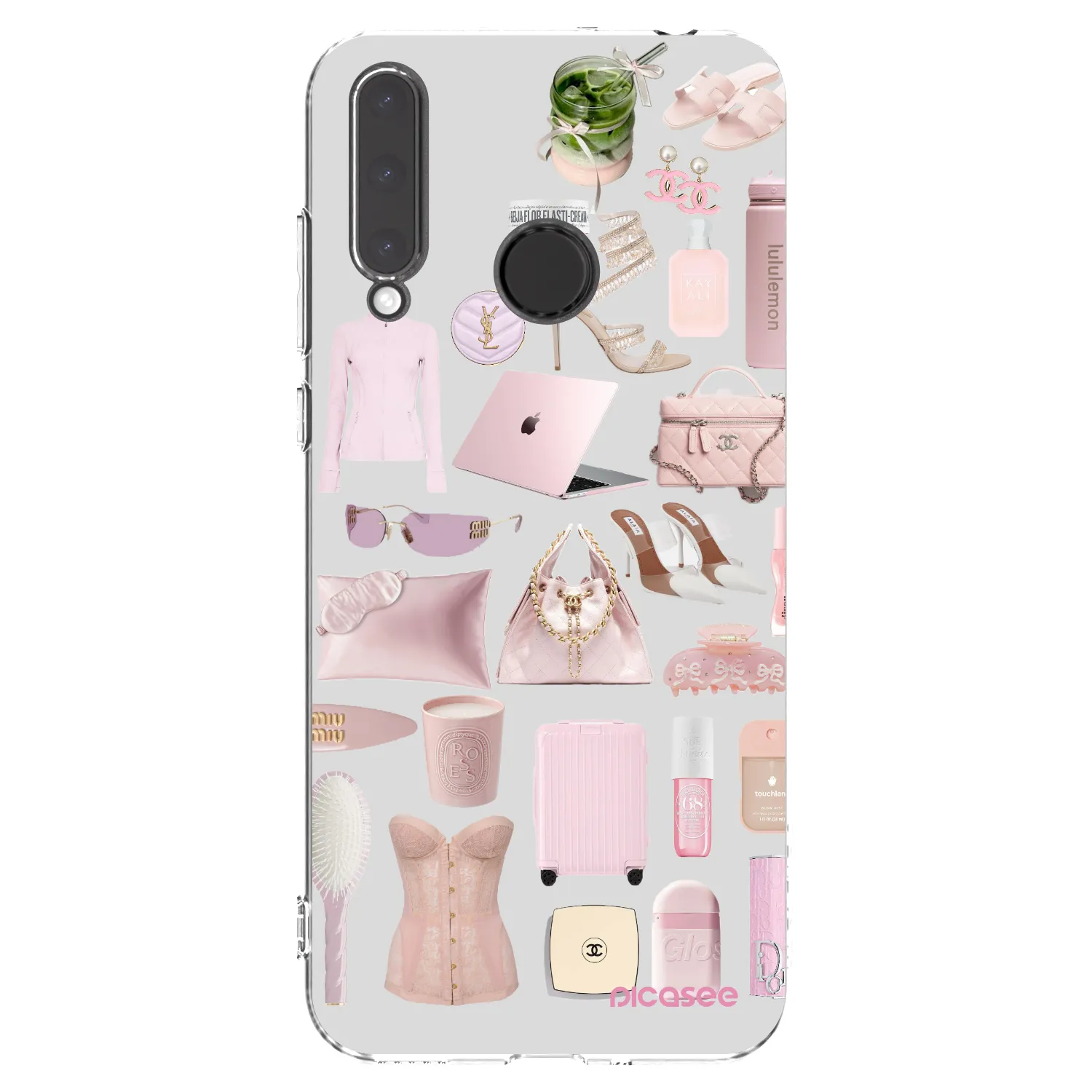 Picasee Honor 20 Lite Hülle - Transparentes Silikon - Glam Babe