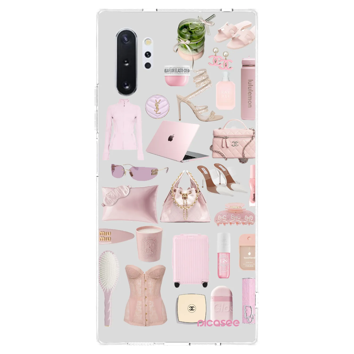 Picasee Samsung Galaxy Note 10+ N975F Hülle - Transparentes Silikon - Glam Babe