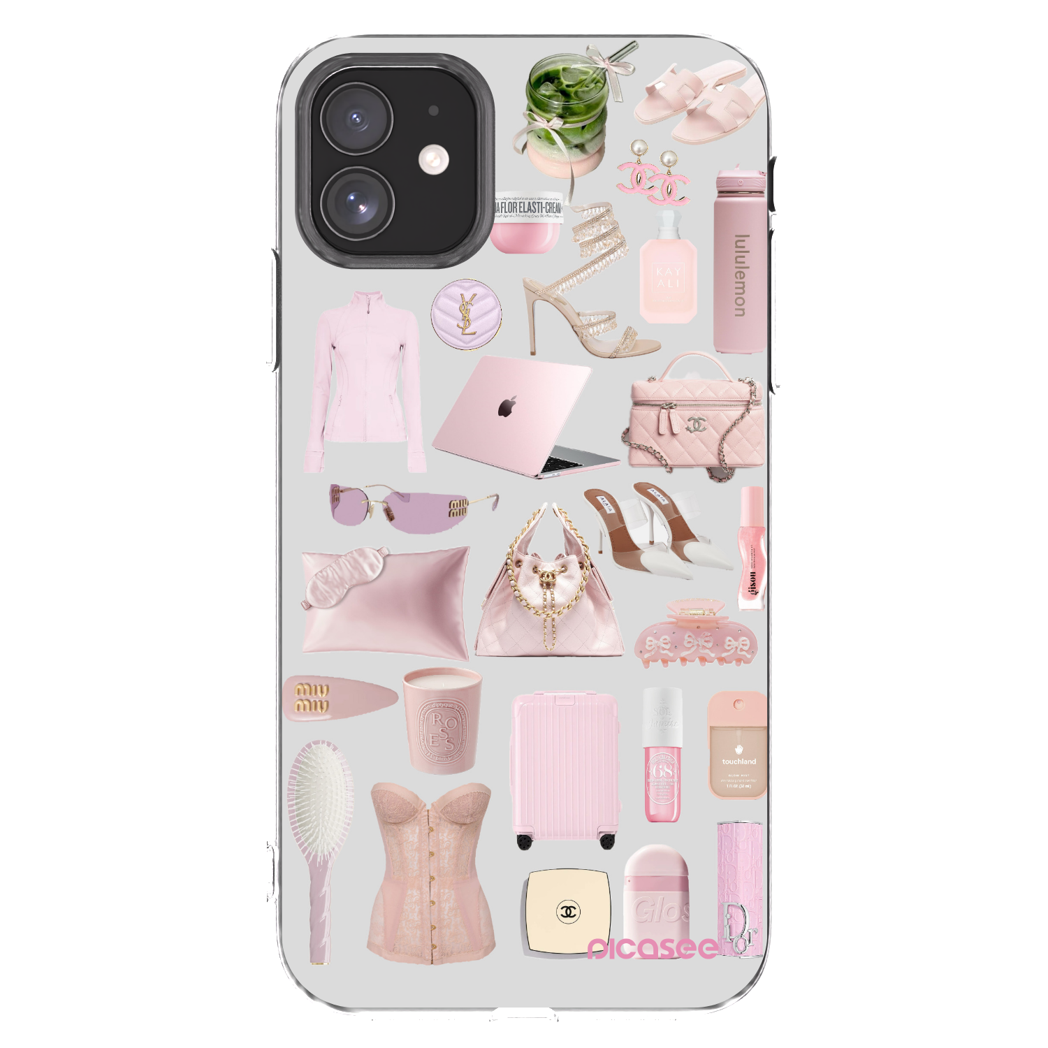 Picasee Apple iPhone 11 Hülle - Transparentes Silikon - Glam Babe