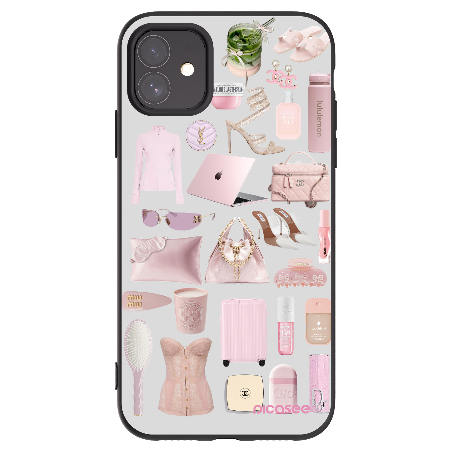Picasee Apple iPhone 11 Hülle - Schwarzes Silikon - Glam Babe