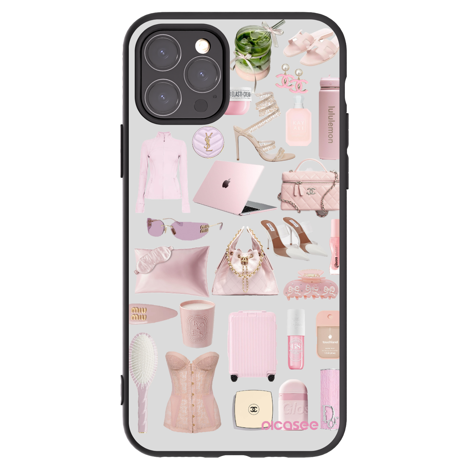 Picasee Apple iPhone 11 Pro Hülle - Schwarzes Silikon - Glam Babe