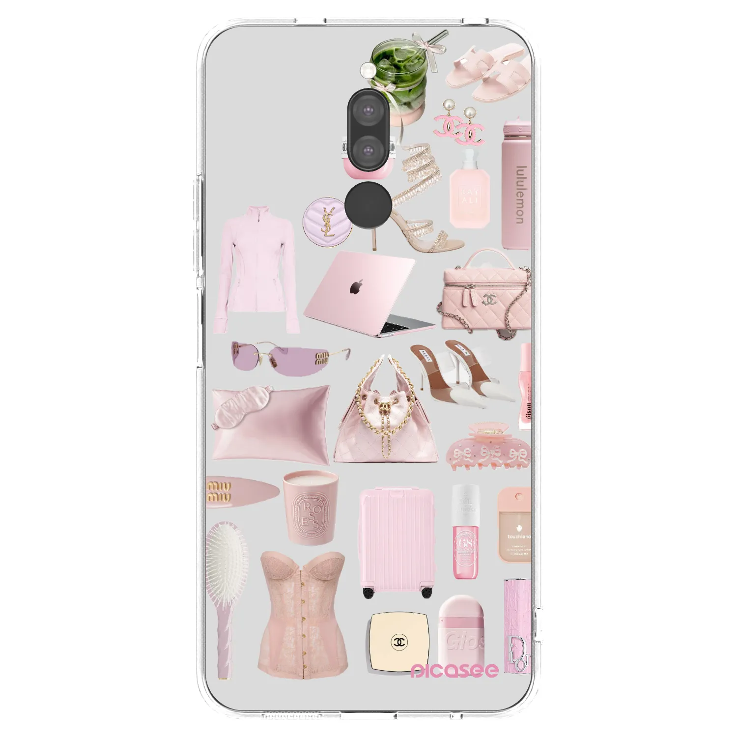 Picasee Xiaomi Redmi 8 Hülle - Transparentes Silikon - Glam Babe