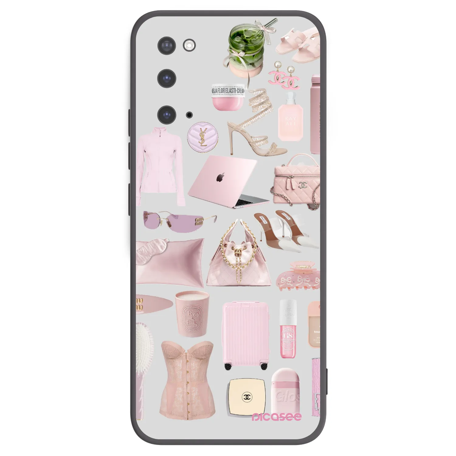 Picasee Samsung Galaxy S20 G980F Hülle - Schwarzes Silikon - Glam Babe