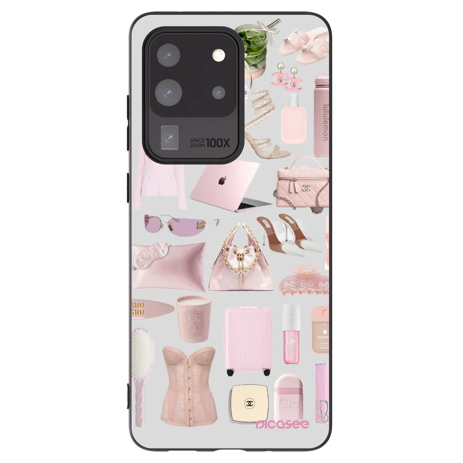 Picasee Samsung Galaxy S20 Ultra 5G G988F Hülle - Schwarzes Silikon - Glam Babe