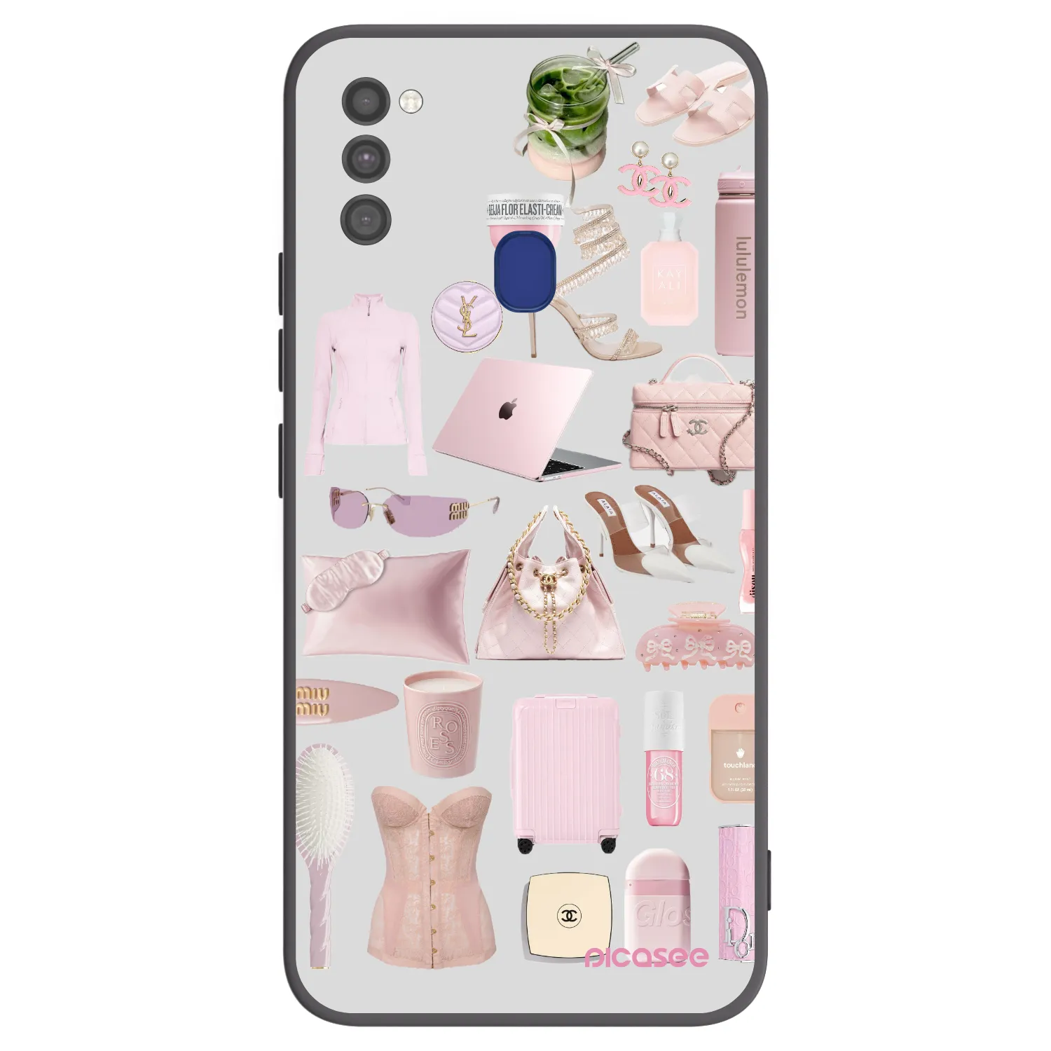 Picasee Samsung Galaxy M21 M215F Hülle - Schwarzes Silikon - Glam Babe