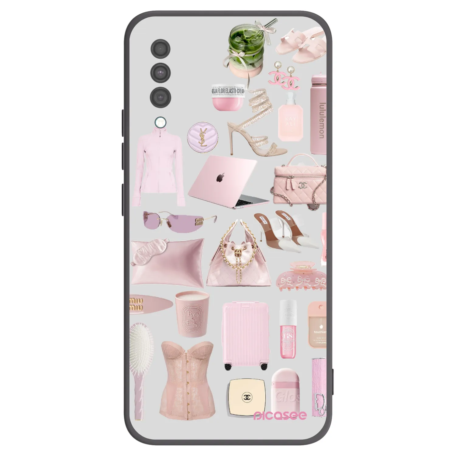 Picasee Samsung Galaxy A30s A307F Hülle - Schwarzes Silikon - Glam Babe