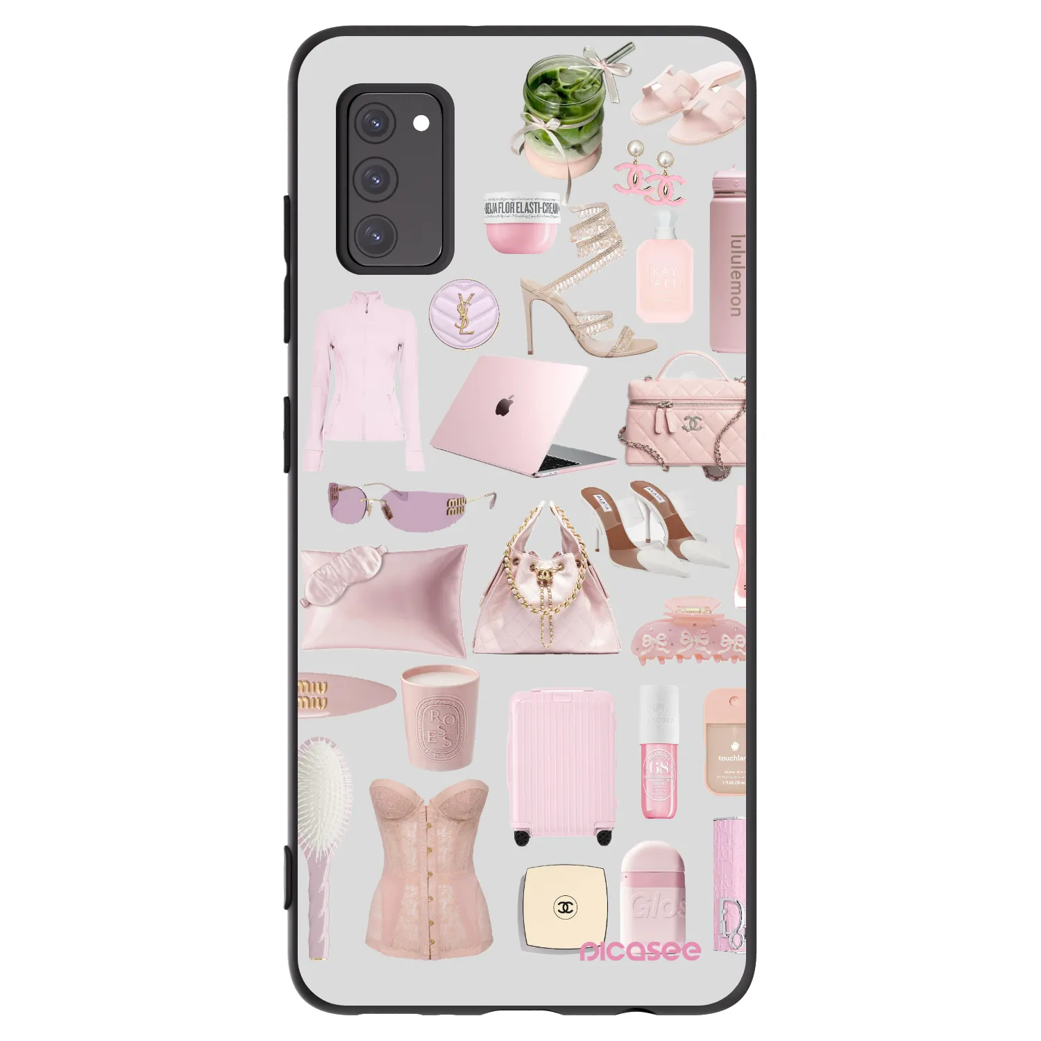 Picasee Samsung Galaxy A41 A415F Hülle - Schwarzes Silikon - Glam Babe