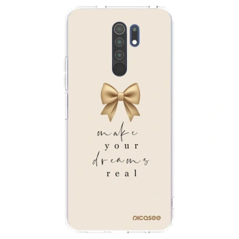 Picasee Xiaomi Redmi 9 Hülle - Transparentes Silikon - Golden Dream